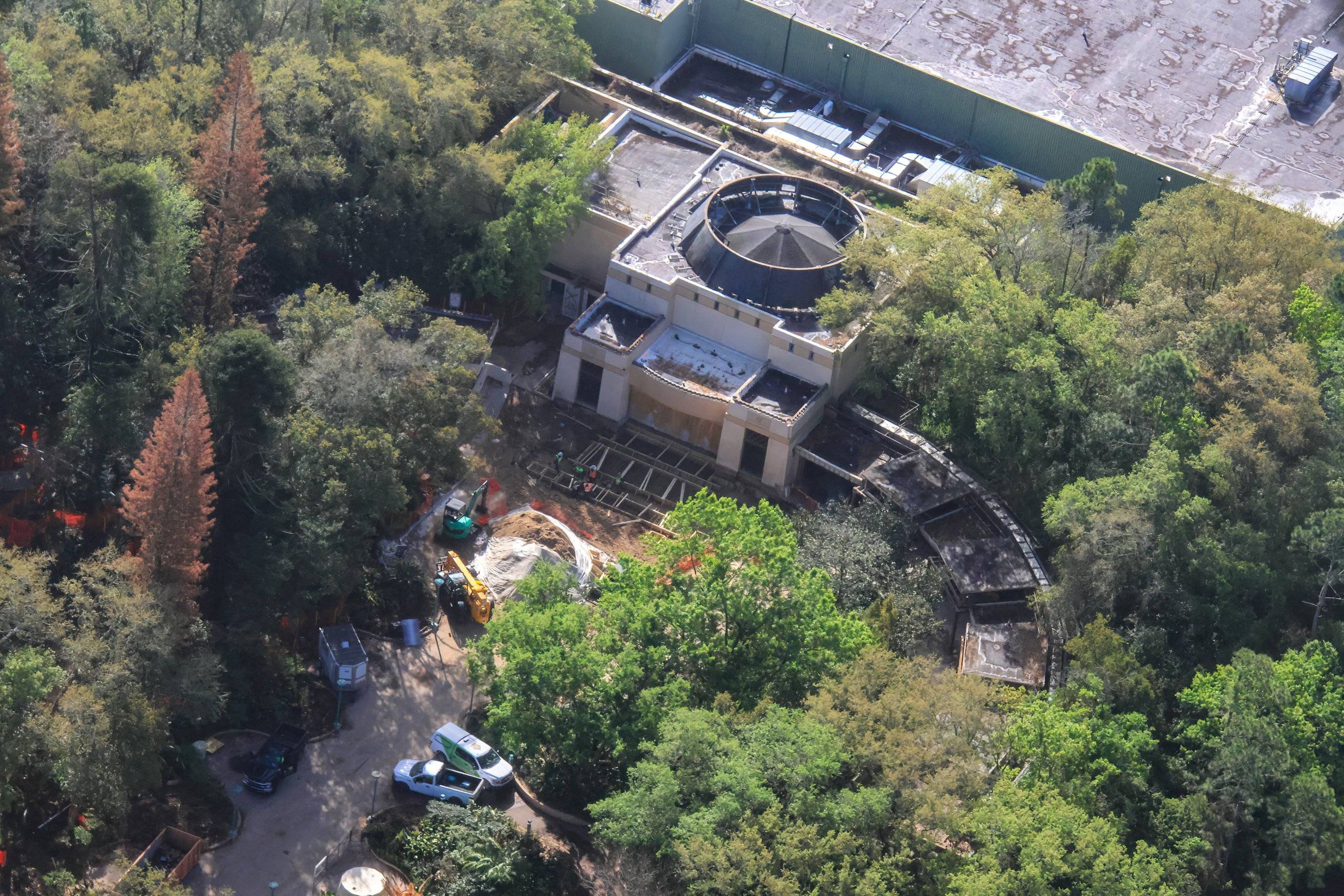 Indiana Jones Construction Aerials - Animal Kingdom March 13, 2026