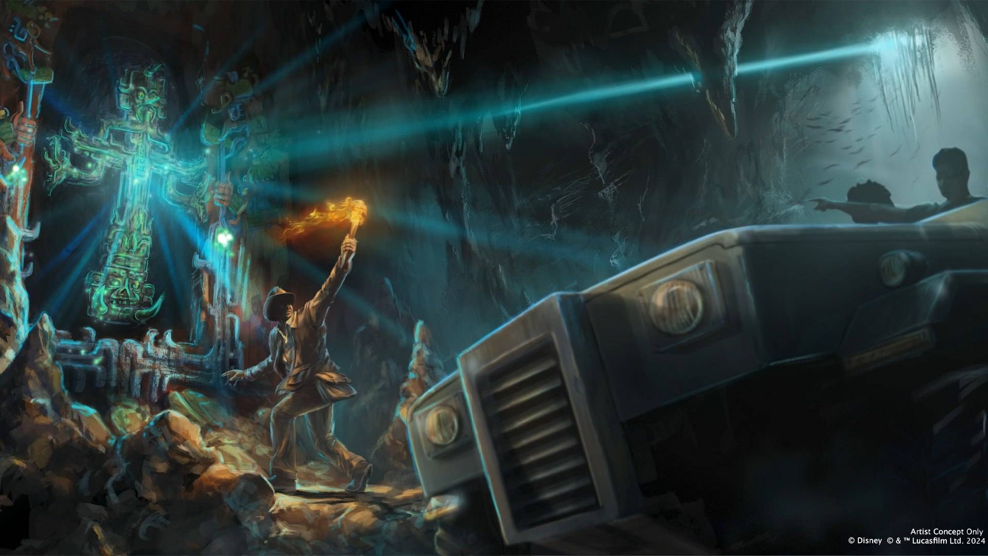 Harrison Ford Models Indiana Jones Animatronic for New Disney Ride