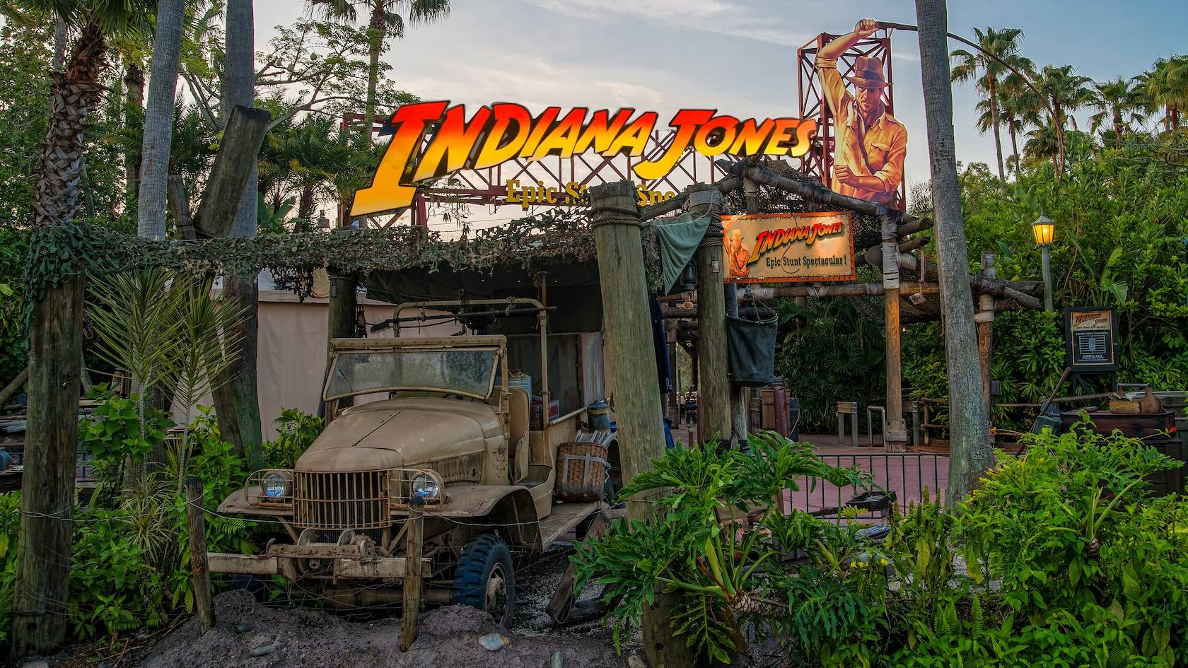 Indiana Jones Epic Stunt Spectacular! closed for refurbishment for a few days in January 2010