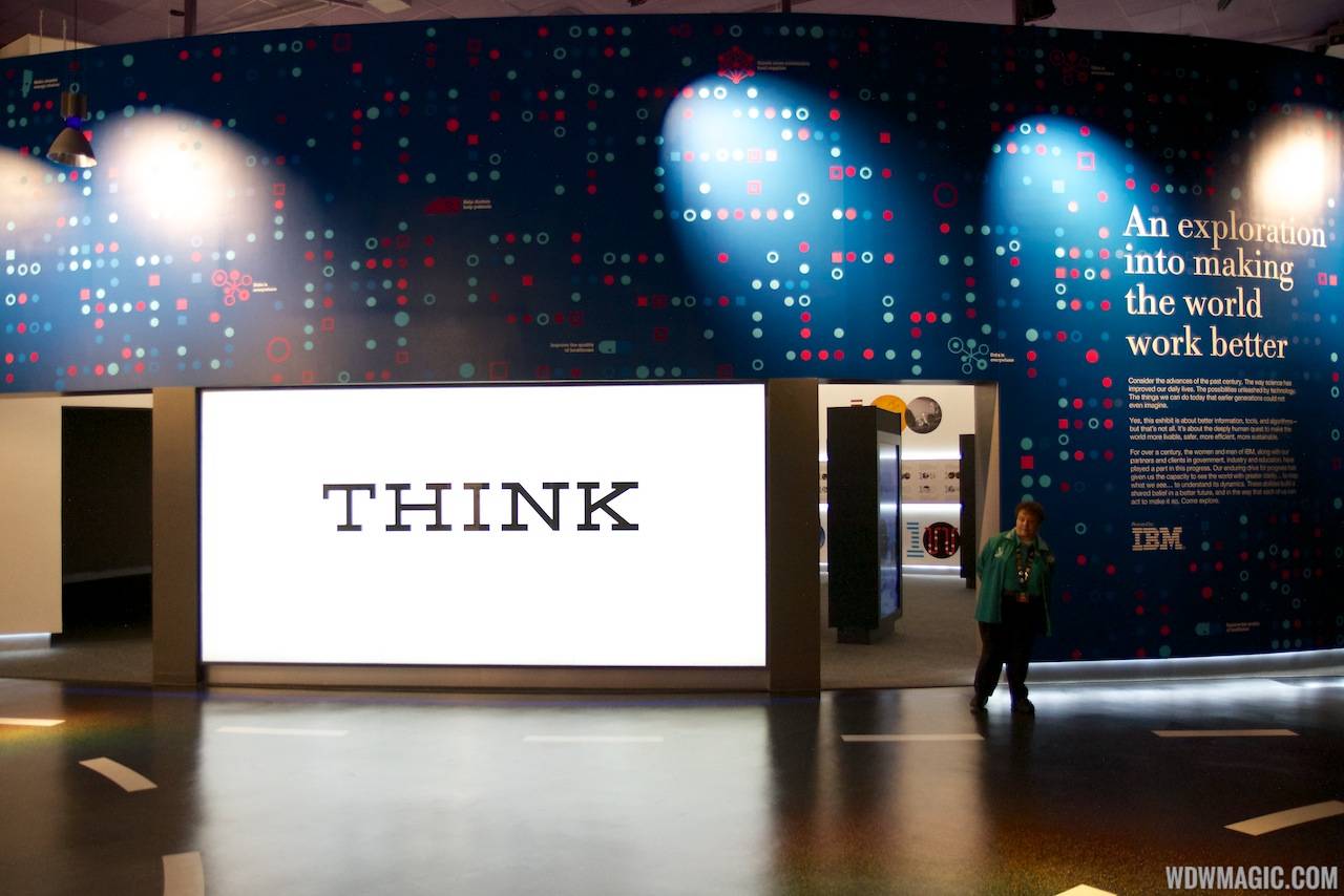 IBM THINK exhibit at Epcot &nbsp;Innoventions - Entrance