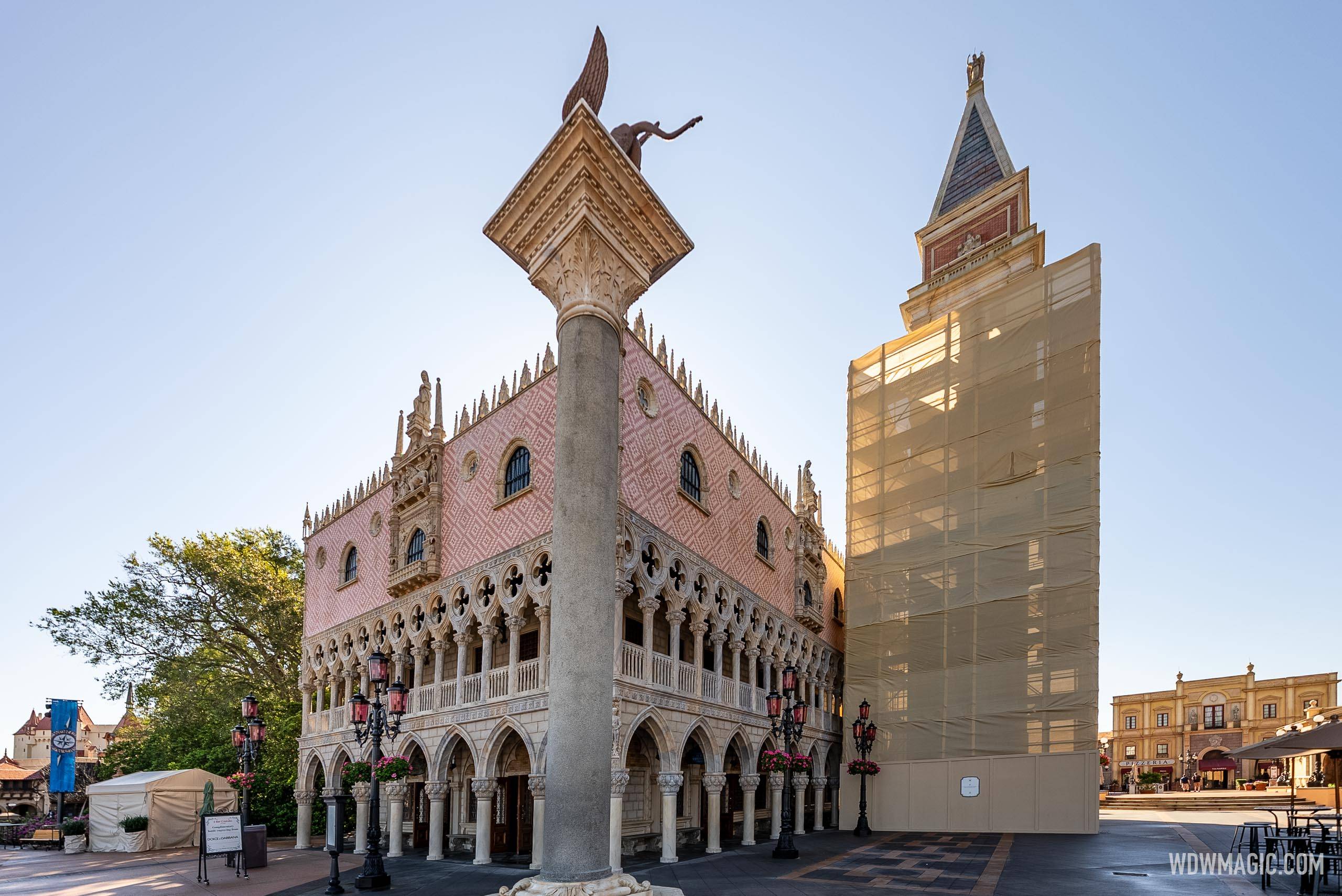 Italy Pavilion Bell Tower Refurbishment - February 2025