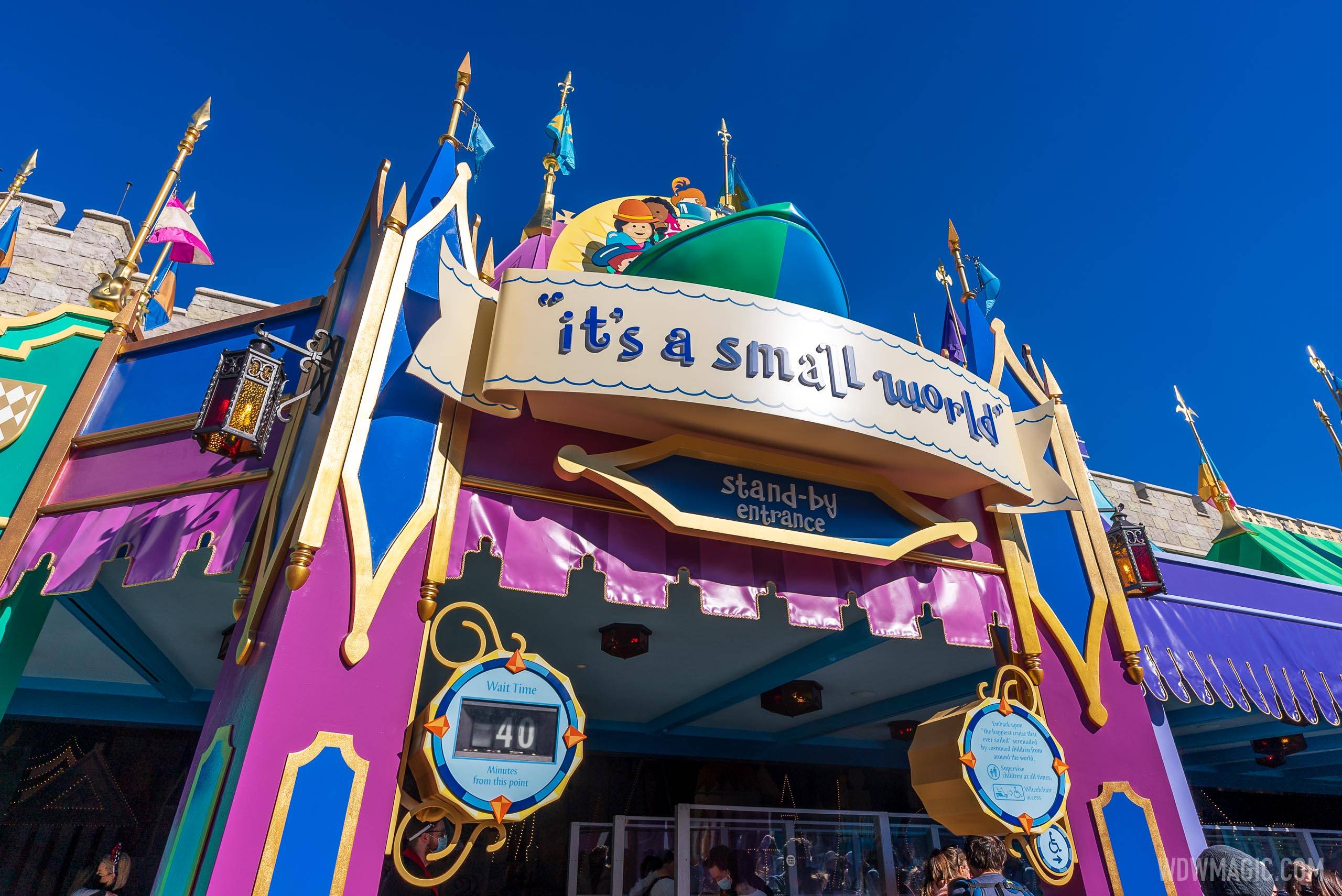 it's a small world at Magic Kingdom