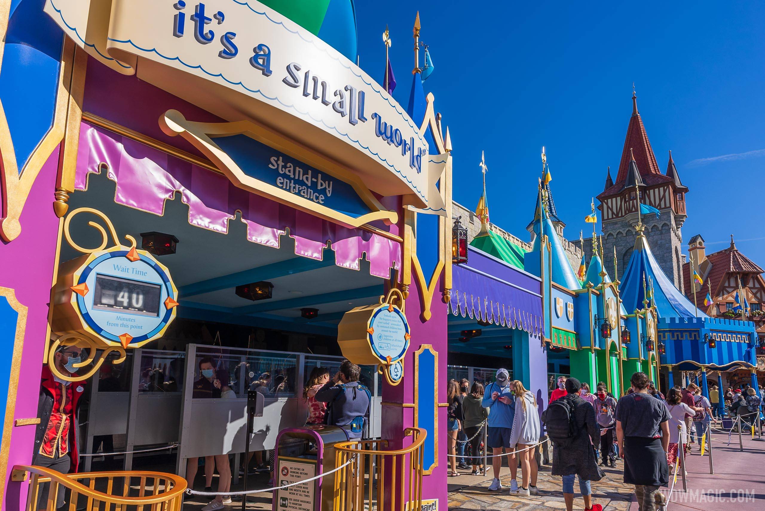 it's a small world exterior refurbishment completed - January 2021