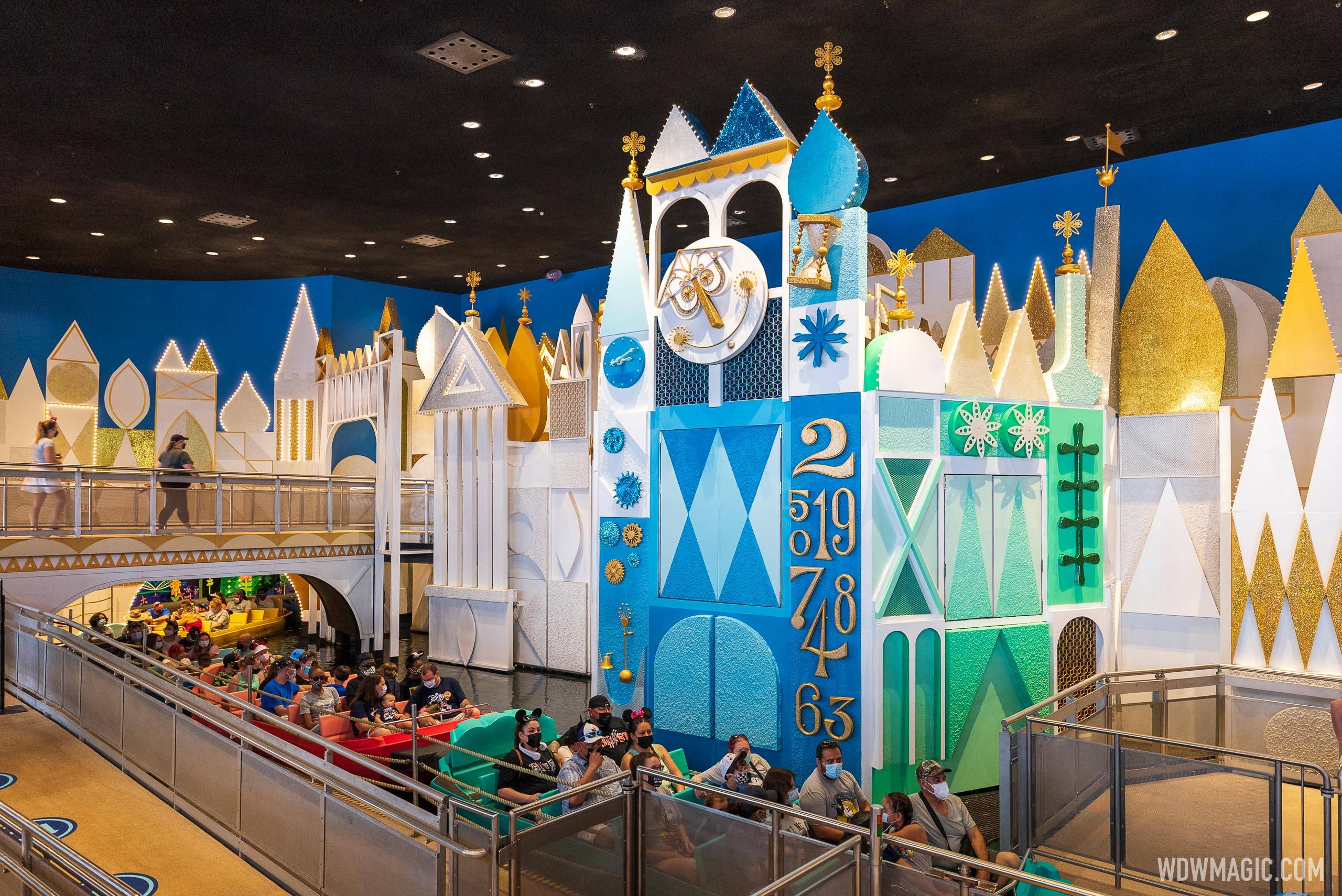 it's a small world new queue area colors - Summer 2021