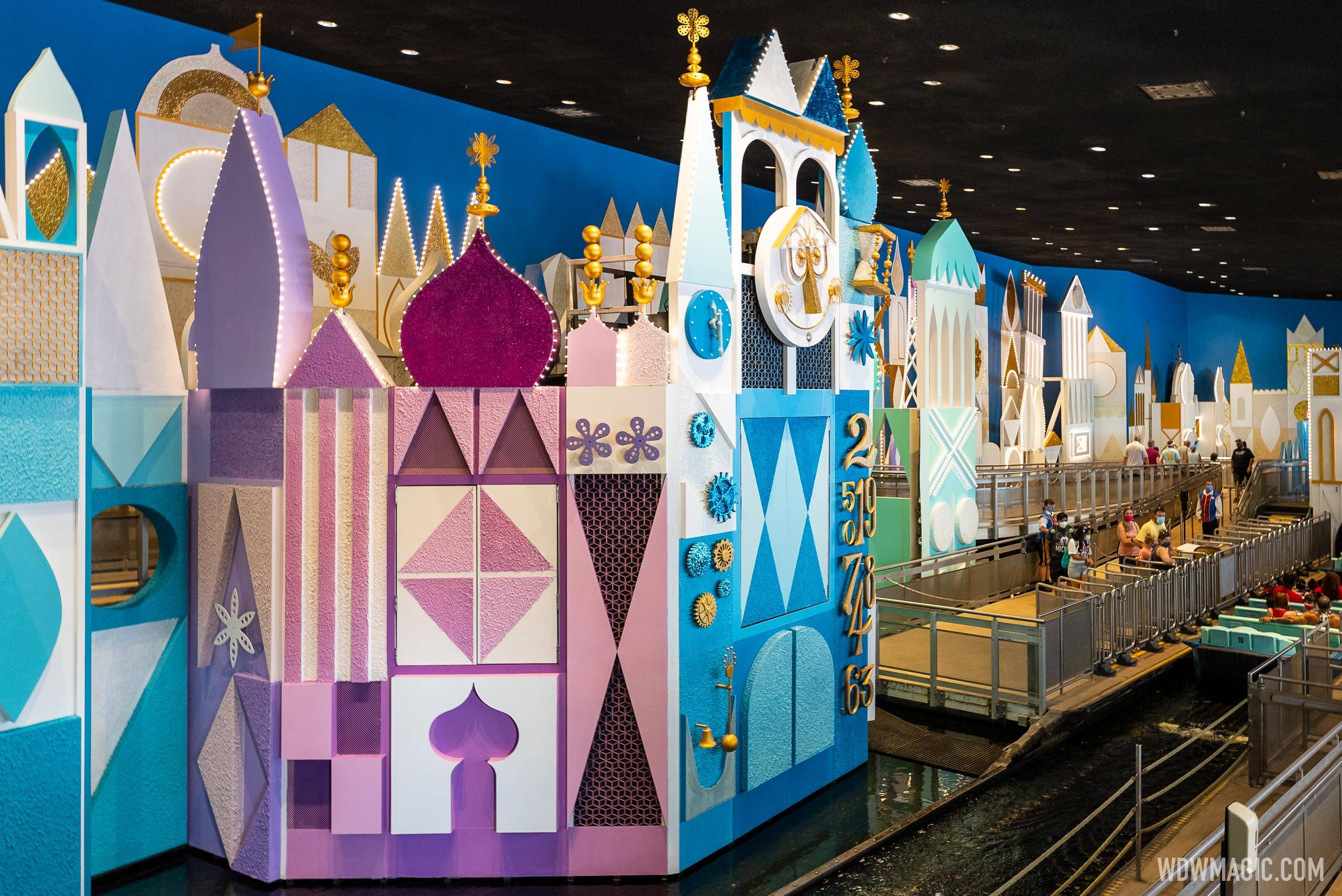 New Queue Area Design Changes Continue At It S A Small World In The Magic Kingdom