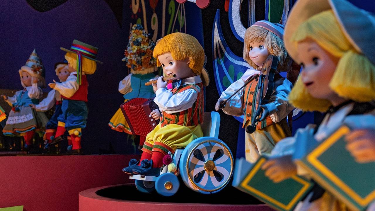 'it's a small world' wheelchair doll at Magic Kingdom