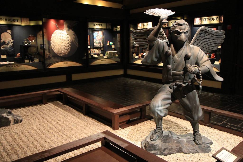 A look at the new 'Spirited Beasts' exhibit at Epcot's Japan pavilion