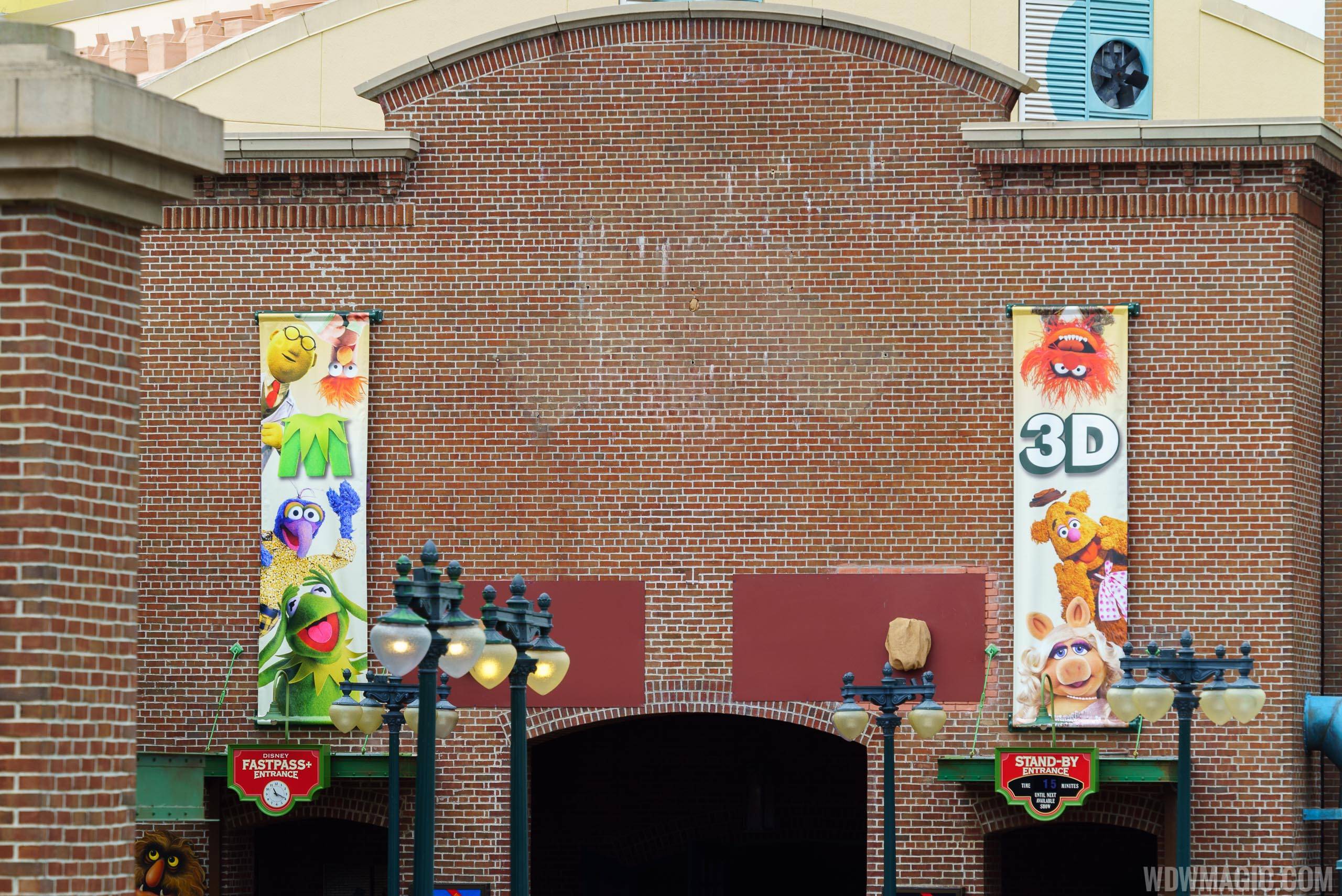 New sign preparation at MuppetVision 3D