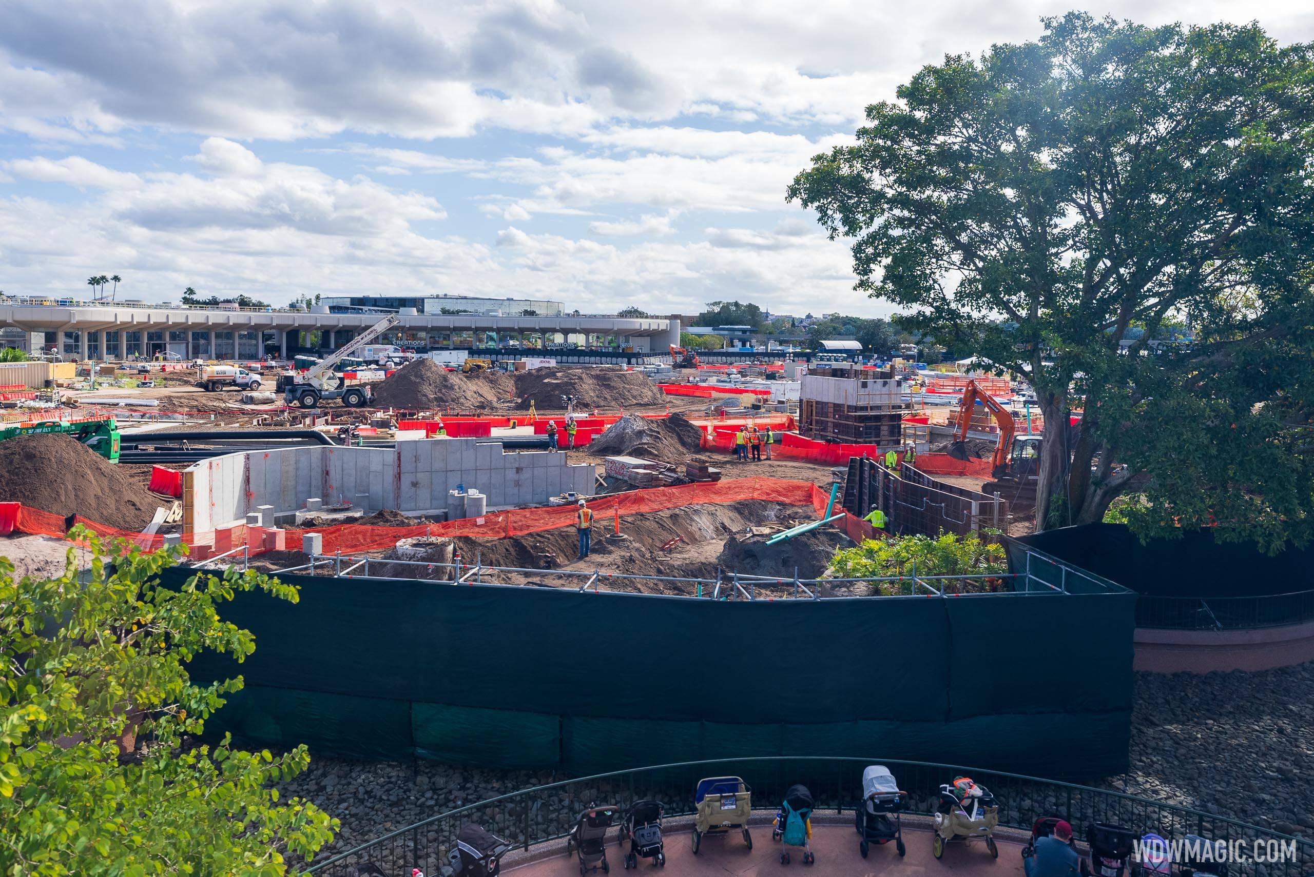 'Journey of Water Inspired by Moana' construction update from EPCOT