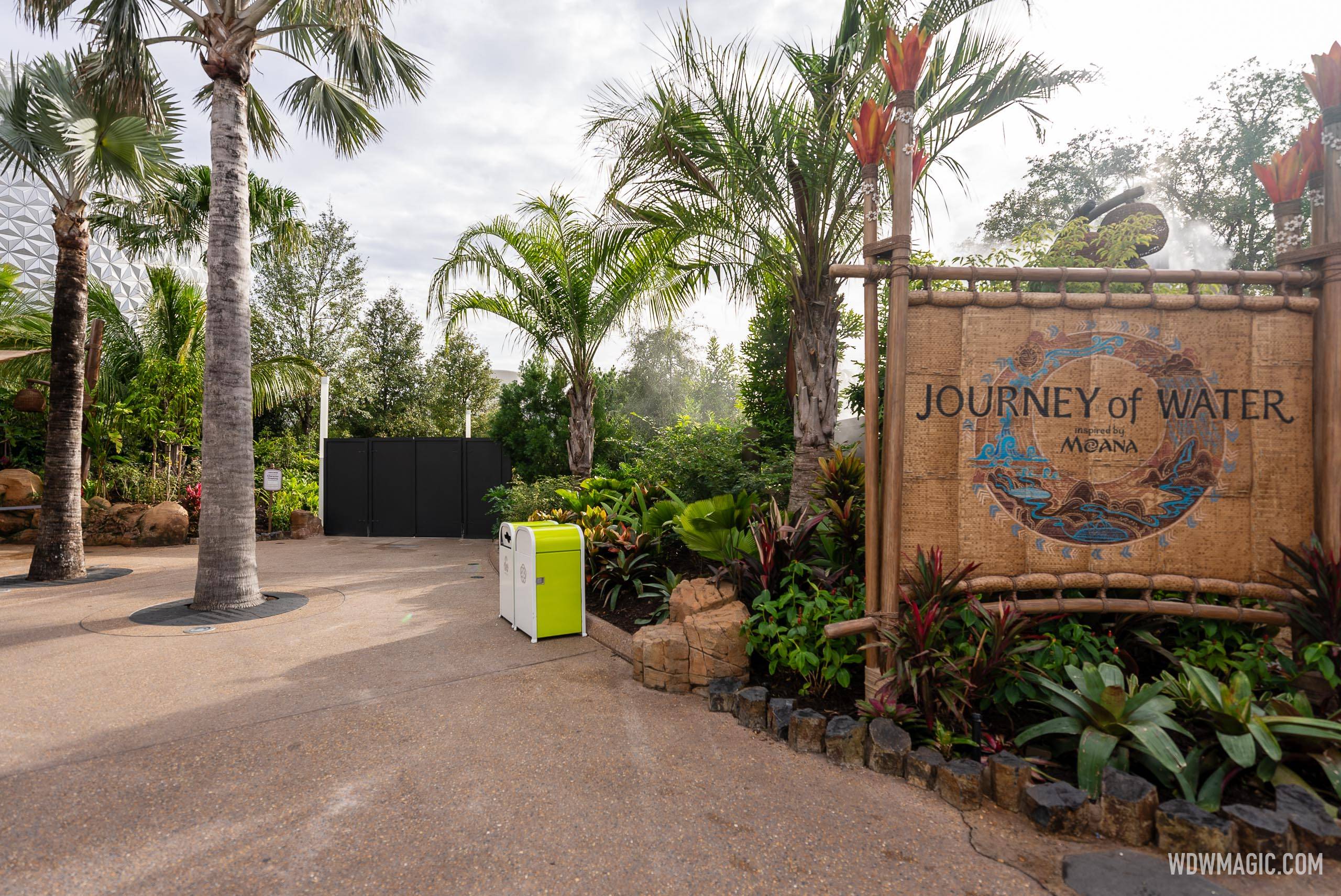 Walkway alongside EPCOT's Journey of Water remains closed following high-pressure leak