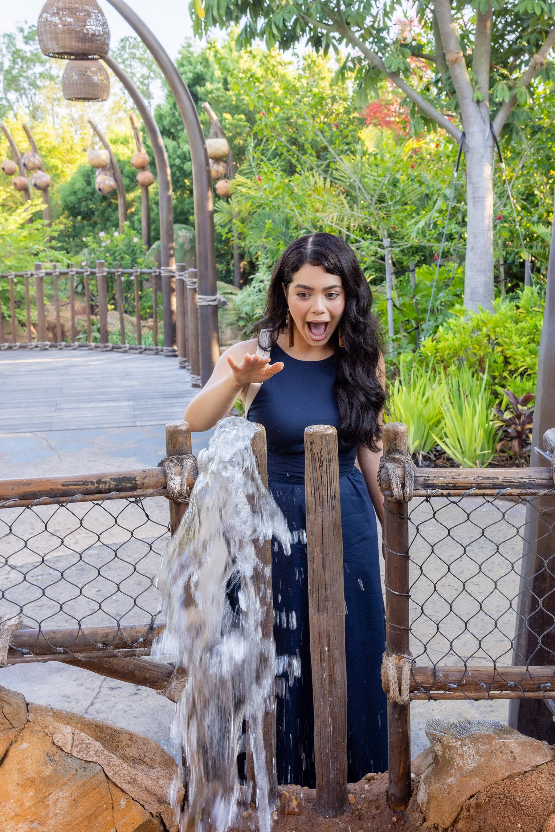  Auli'i Cravalho Experiences Journey of Water, Inspired by Moana at EPCOT