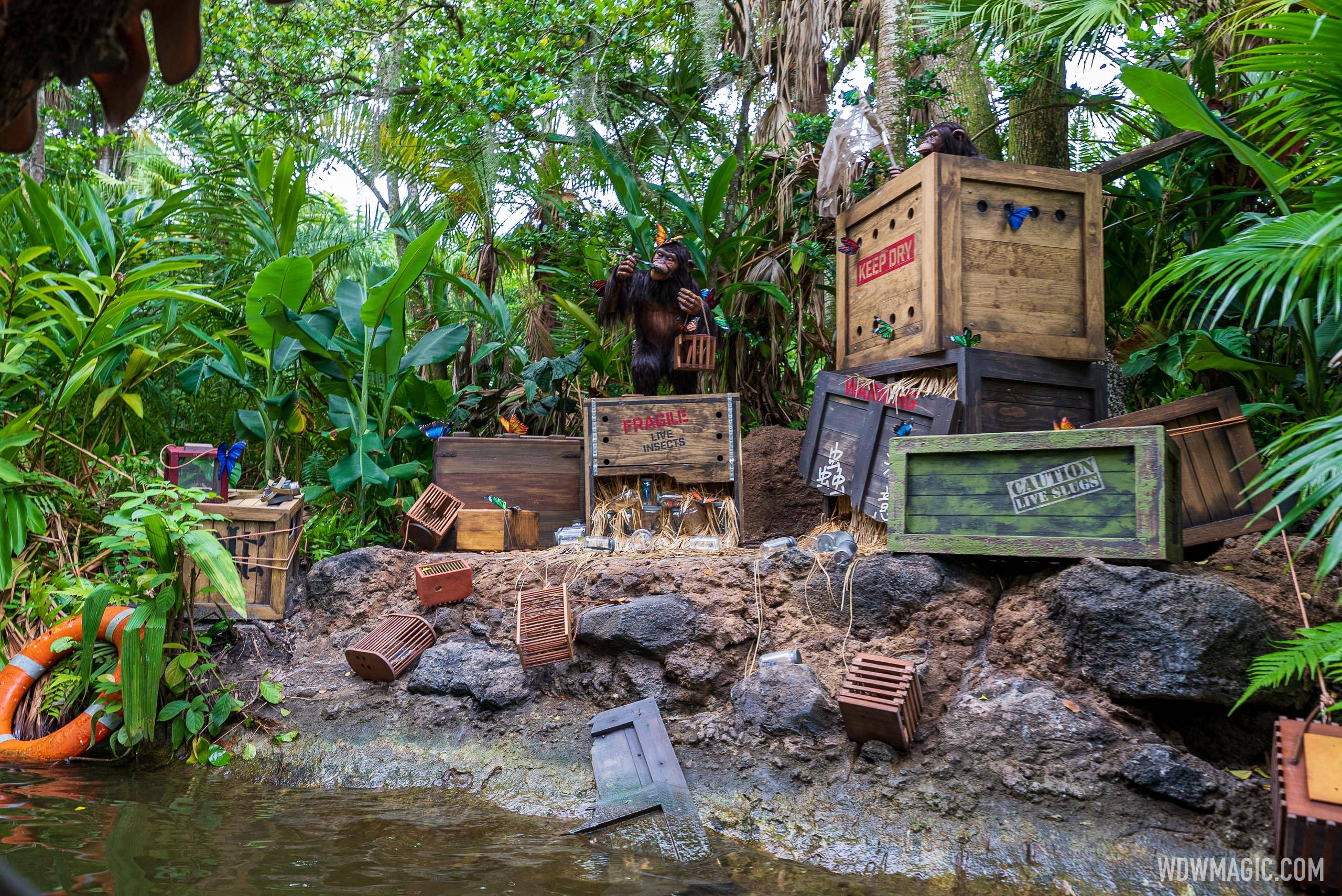 New Jungle Cruise chimp scenes