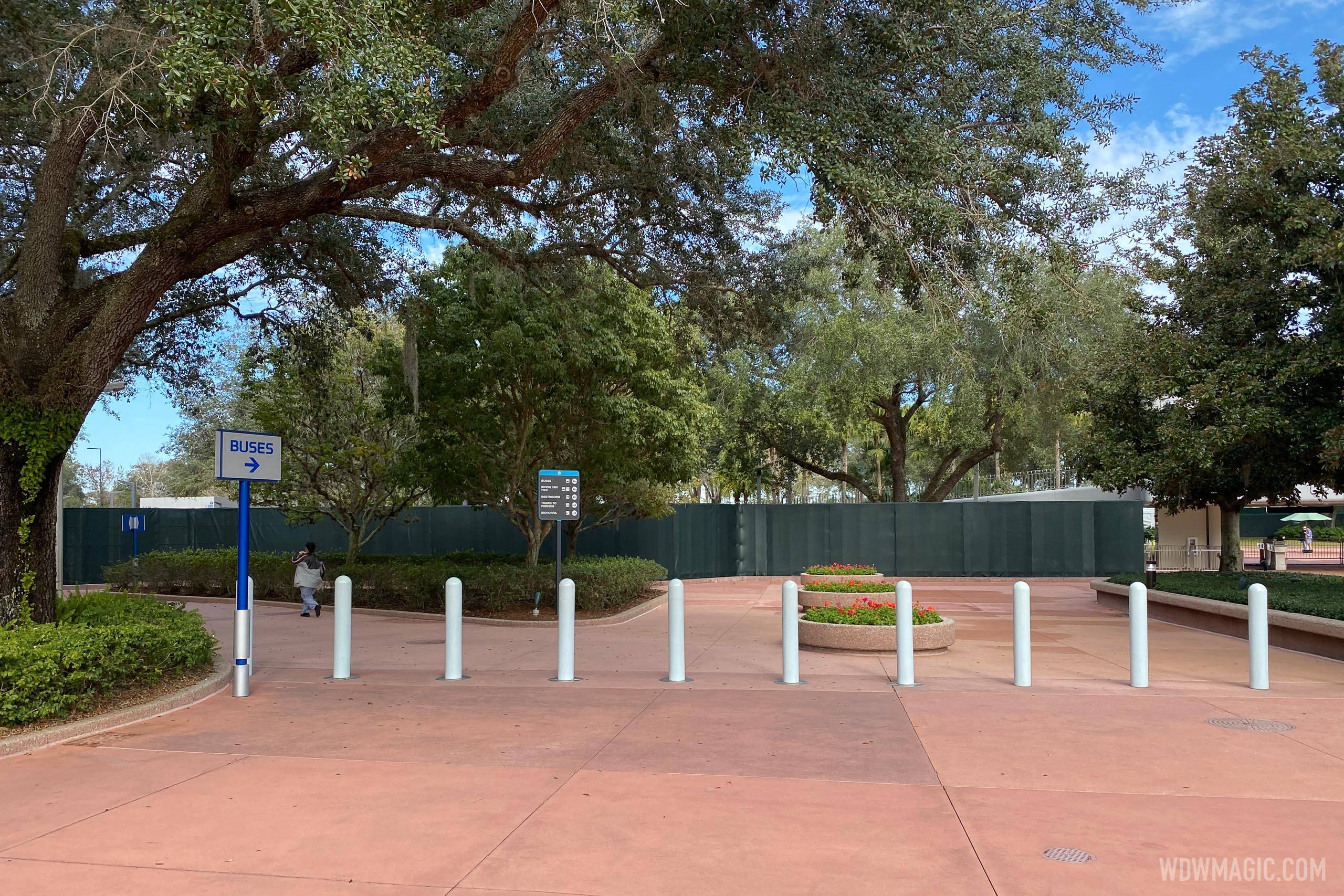 New Leave a Legacy site on the west side of the EPCOT entrance