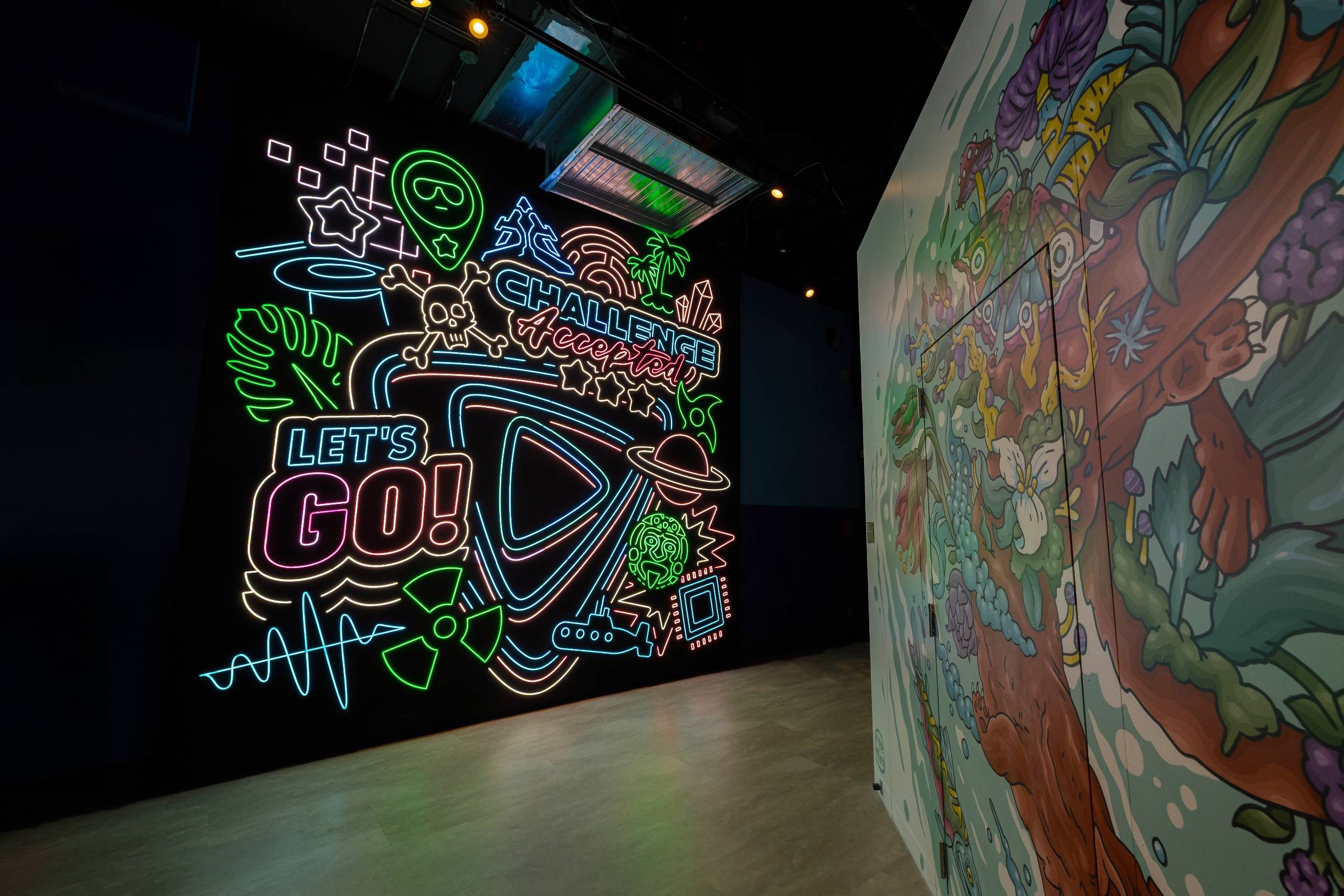 Inside Level99 at Disney Springs — The Art