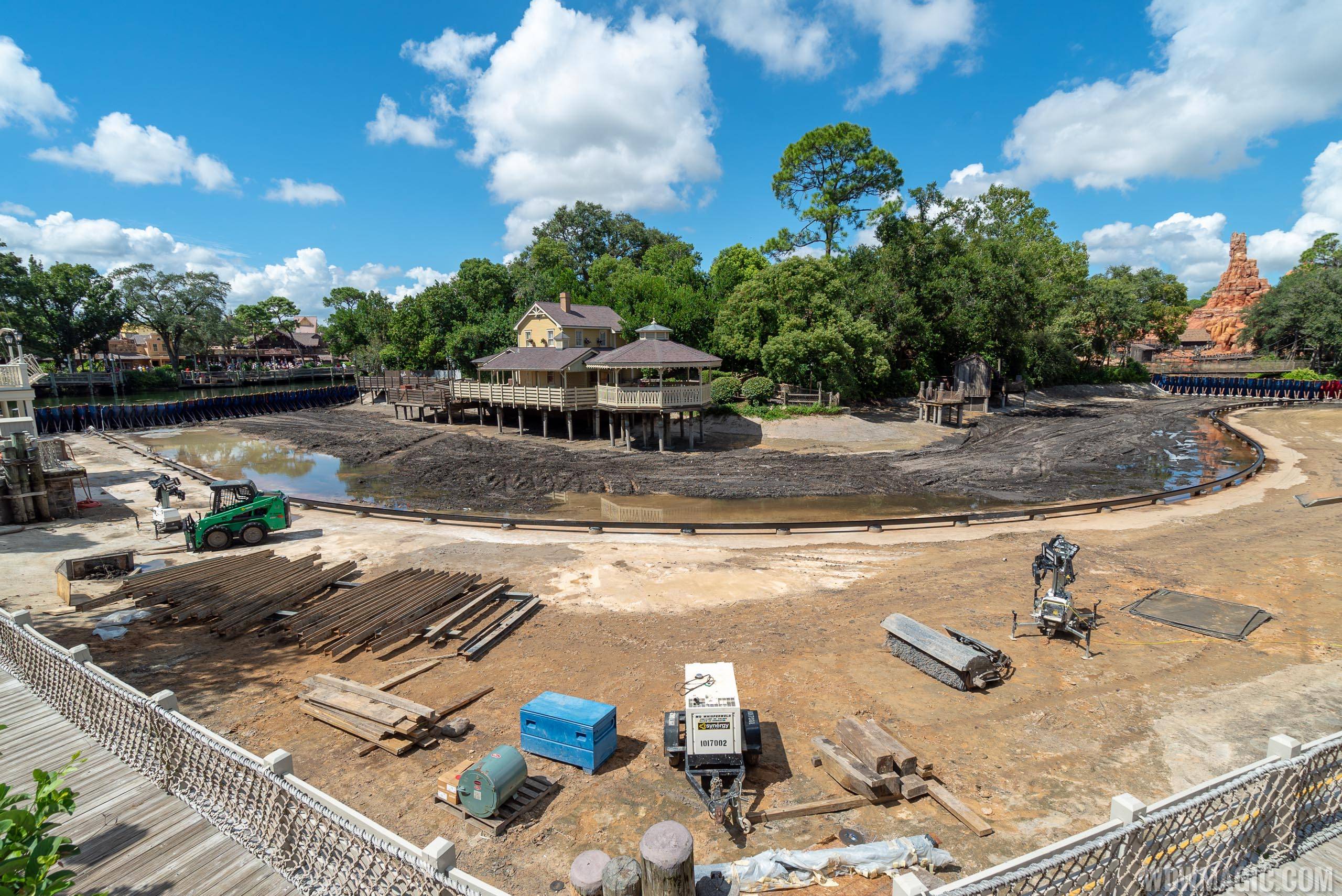 PHOTOS - Latest look at the Rivers of America refurbishment