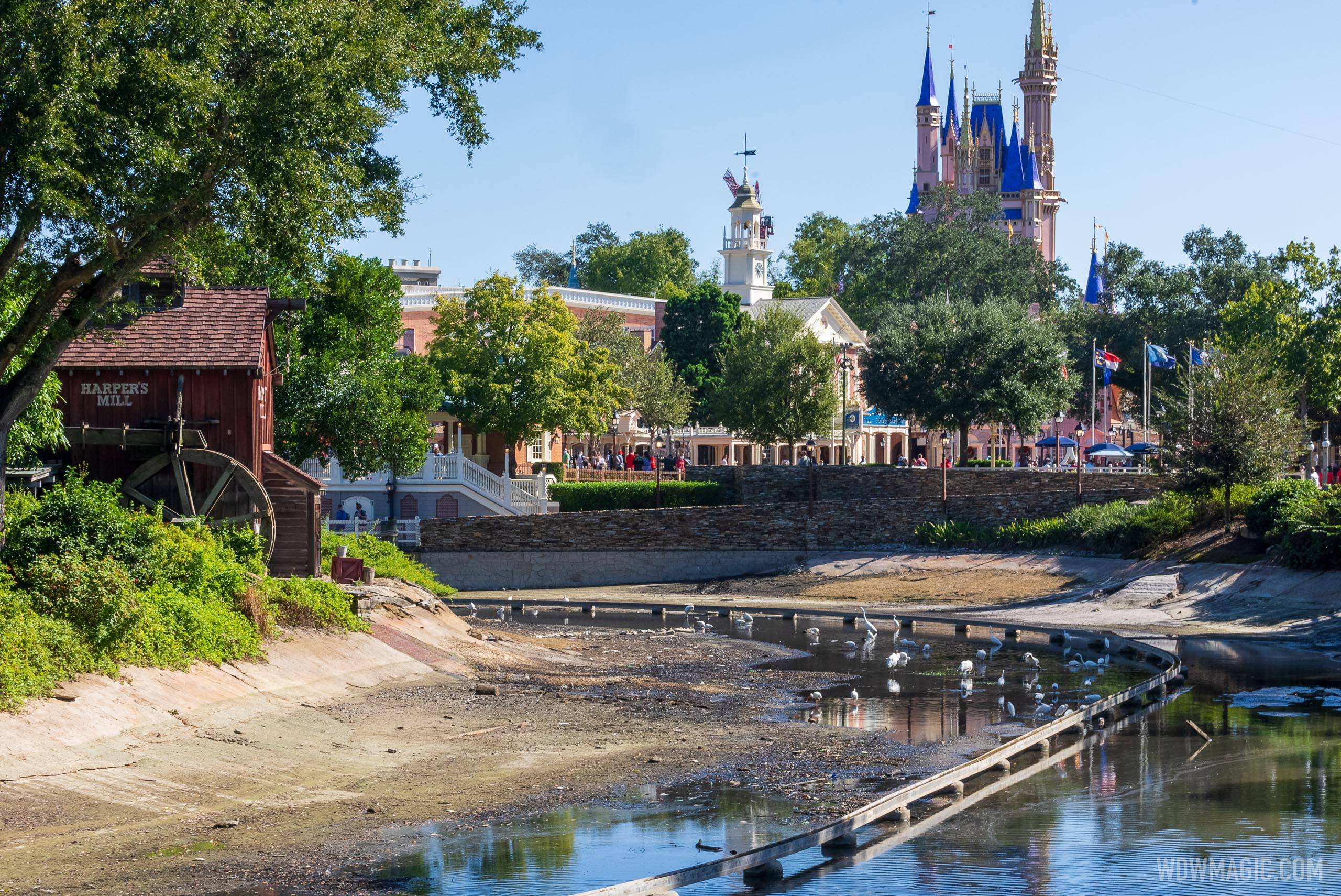 Rivers of America drained - November 2 2020