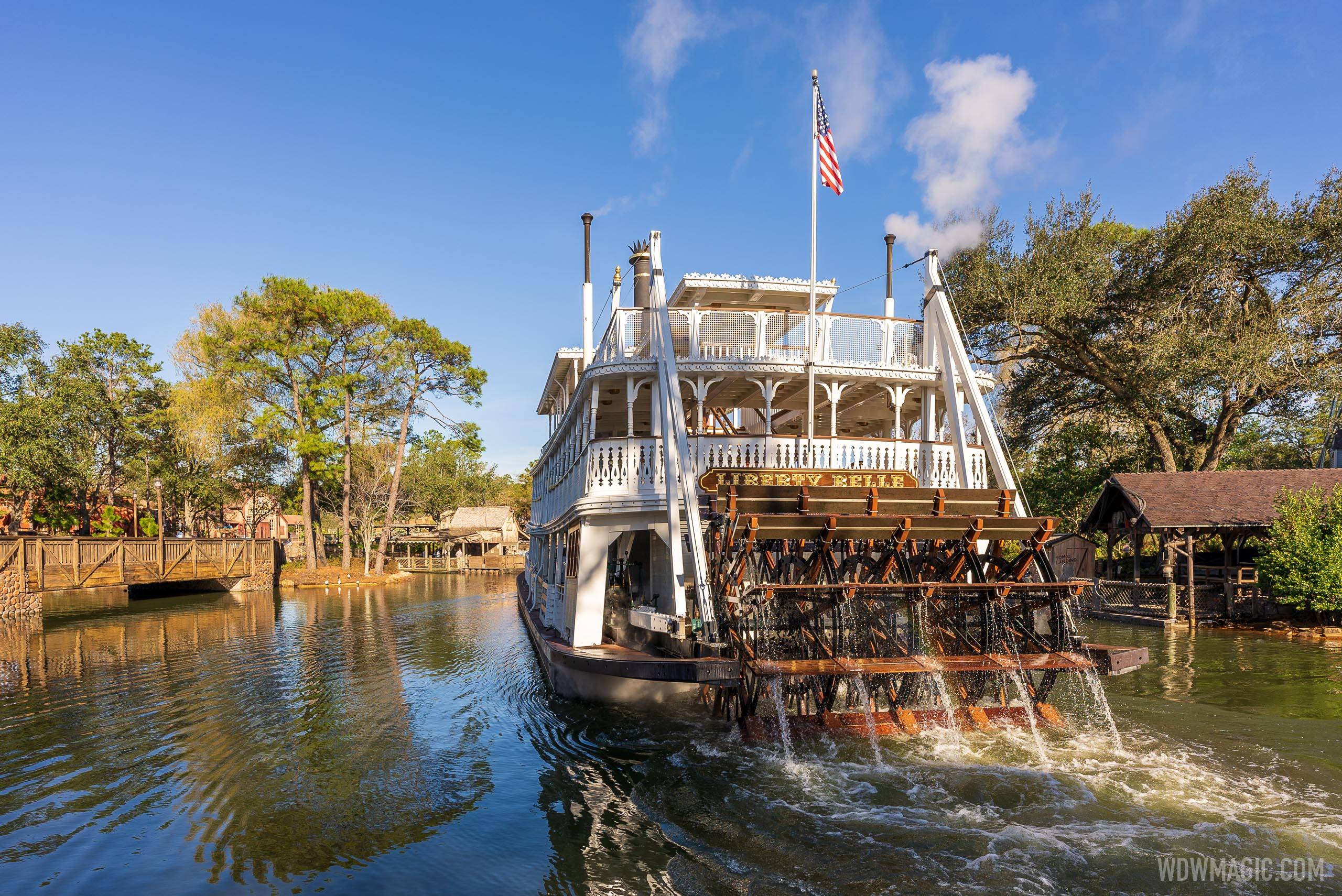 VIDEO - Liberty Belle returns to the Rivers of America