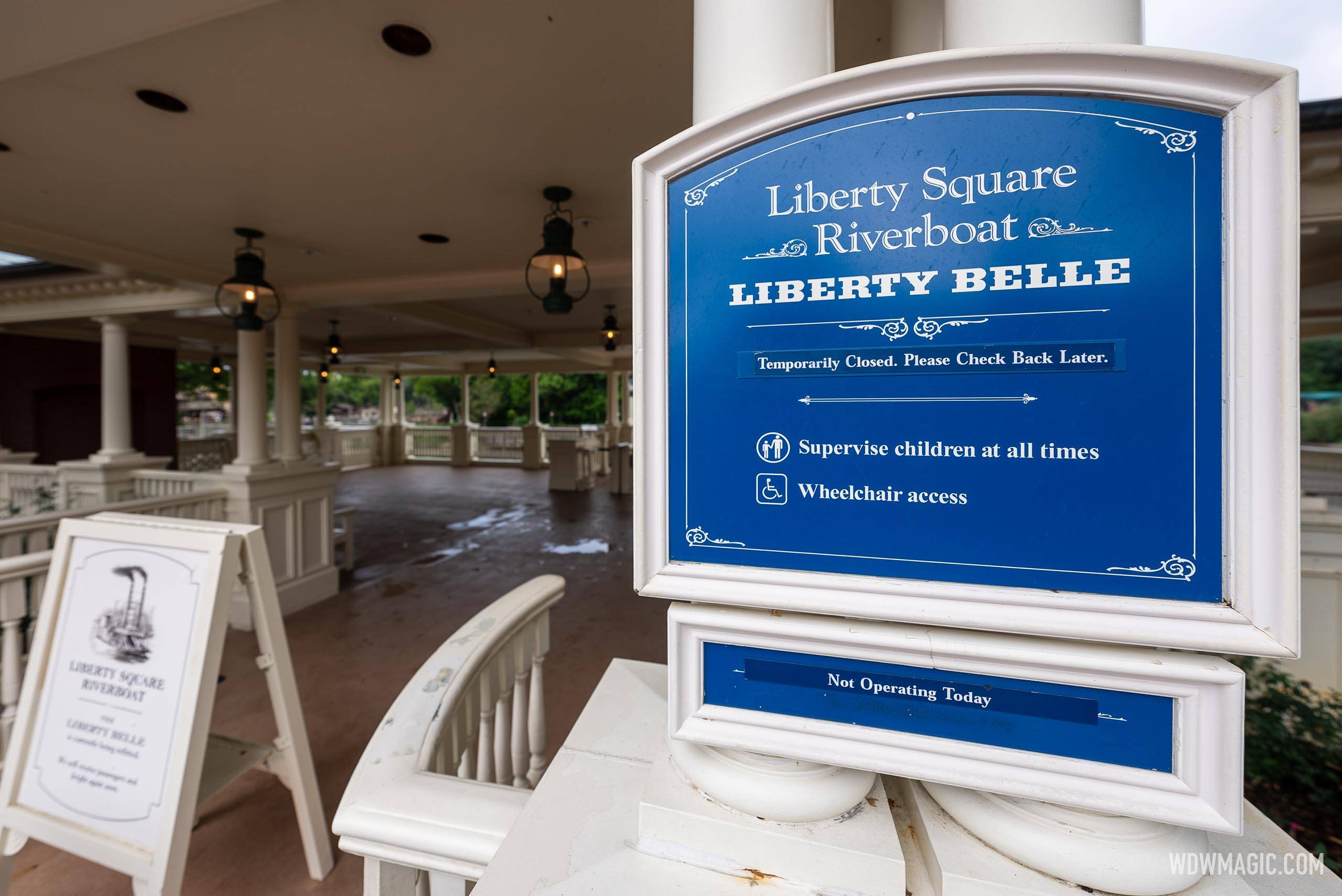 Liberty Belle refit sign