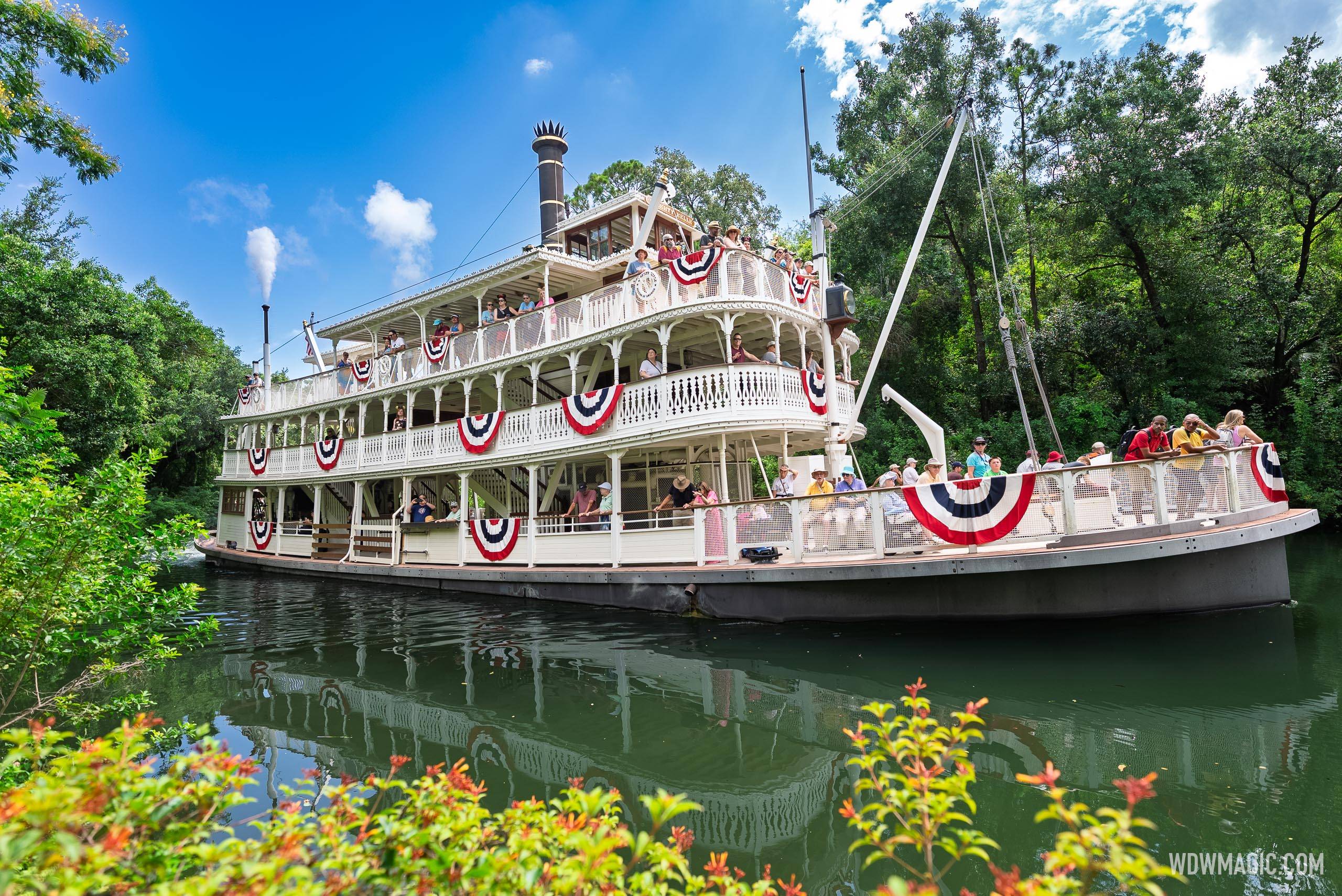 Last Chance to Ride Liberty Square Riverboat and Visit Tom Sawyer Island at Magic Kingdom