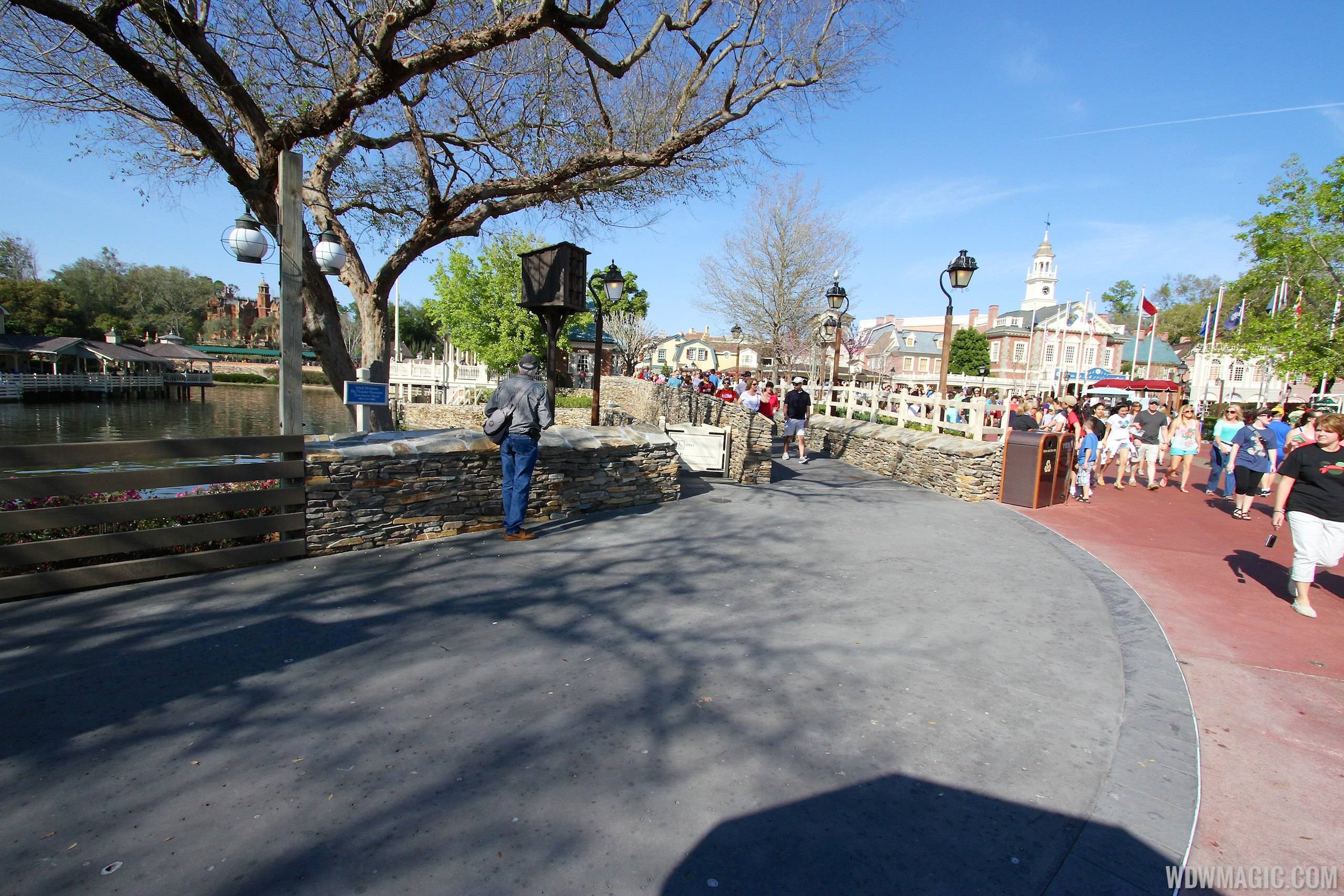 The new Liberty Square walkway is now open