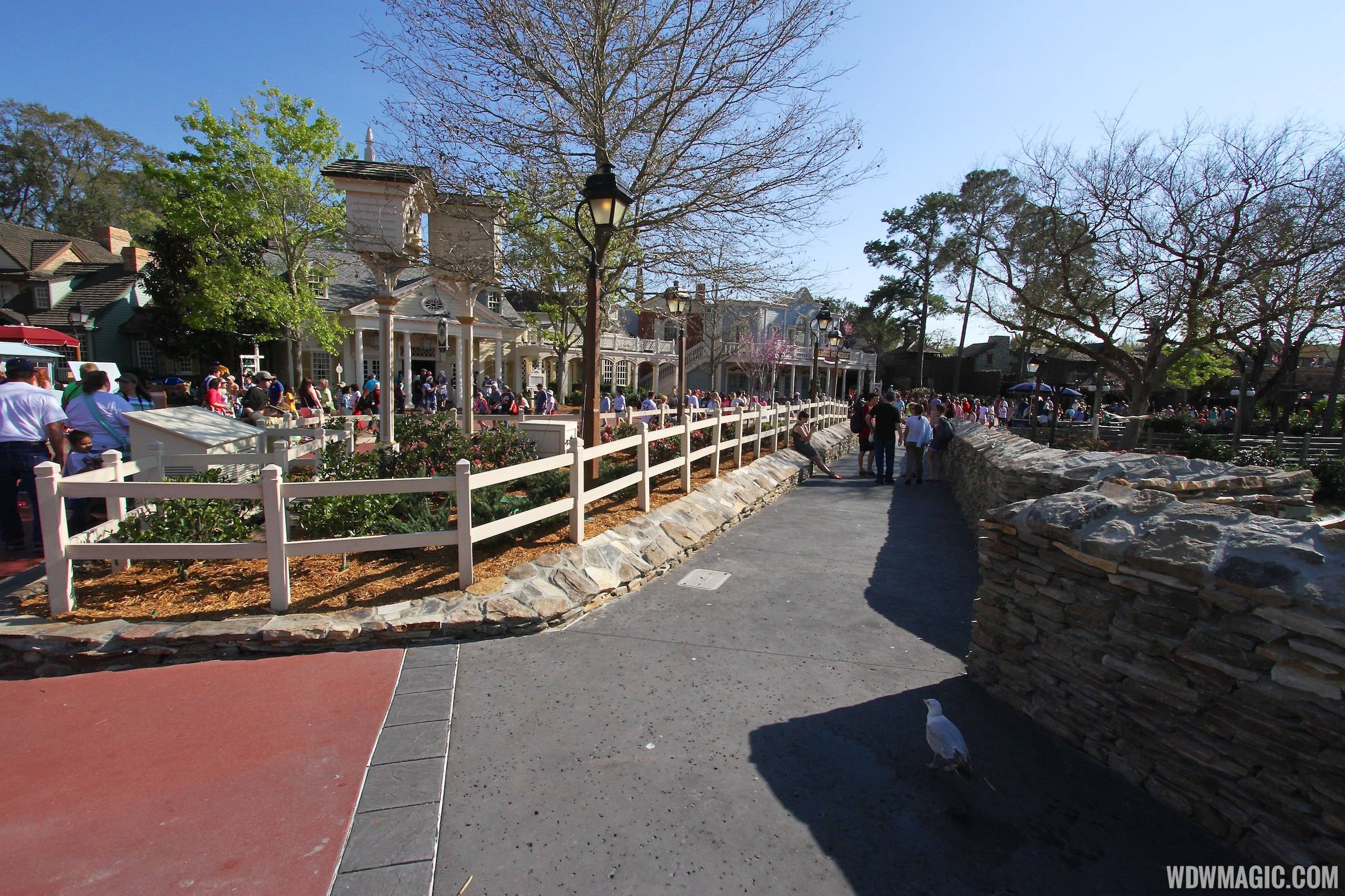 PHOTOS - New expanded Liberty Square walkway now open at the Magic Kingdom