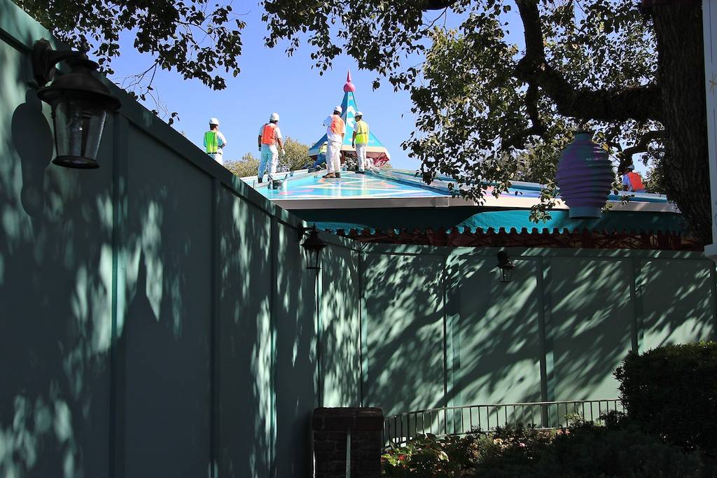 Photo update - Mad Tea Party roof refurbishment