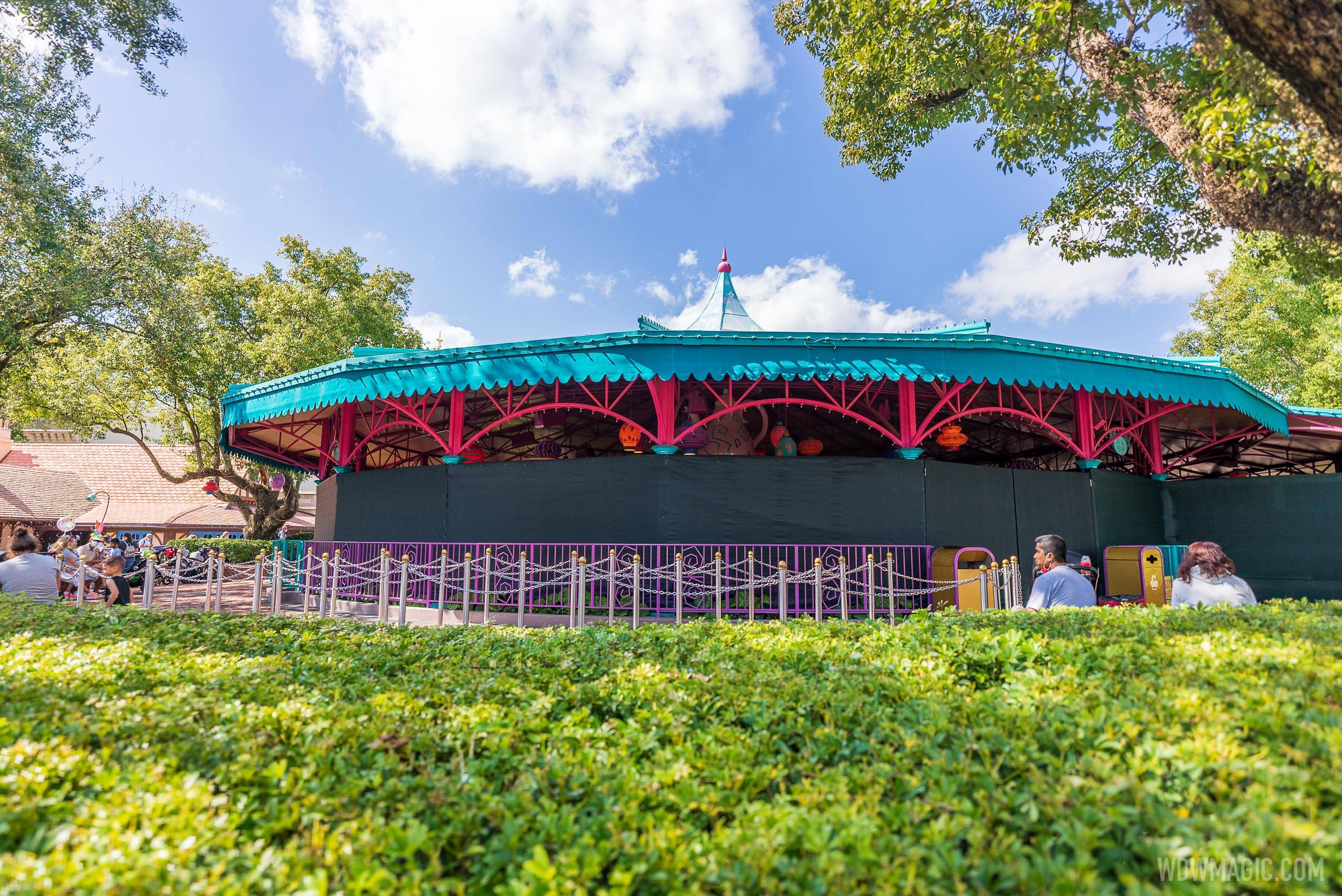PHOTOS - Mad Tea Party now closed for refurbishment