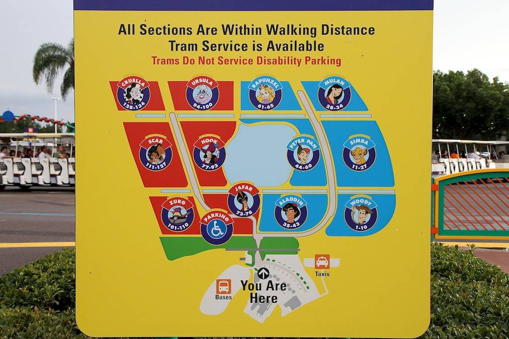 Magic Kingdom Parking Lot Map New Magic Kingdom Ttc Parking Layout Photoadf 5 Of 11