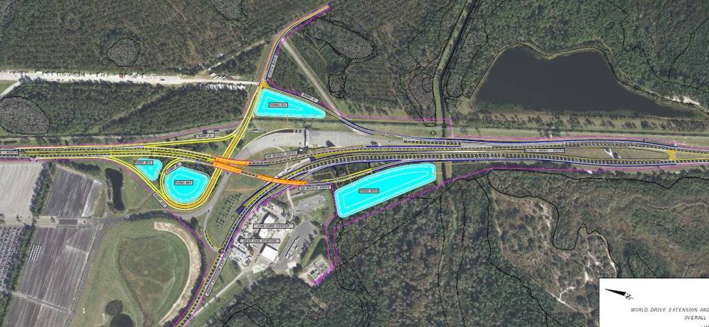 Major redevelopment of World Drive near to the Magic Kingdom entrance planned