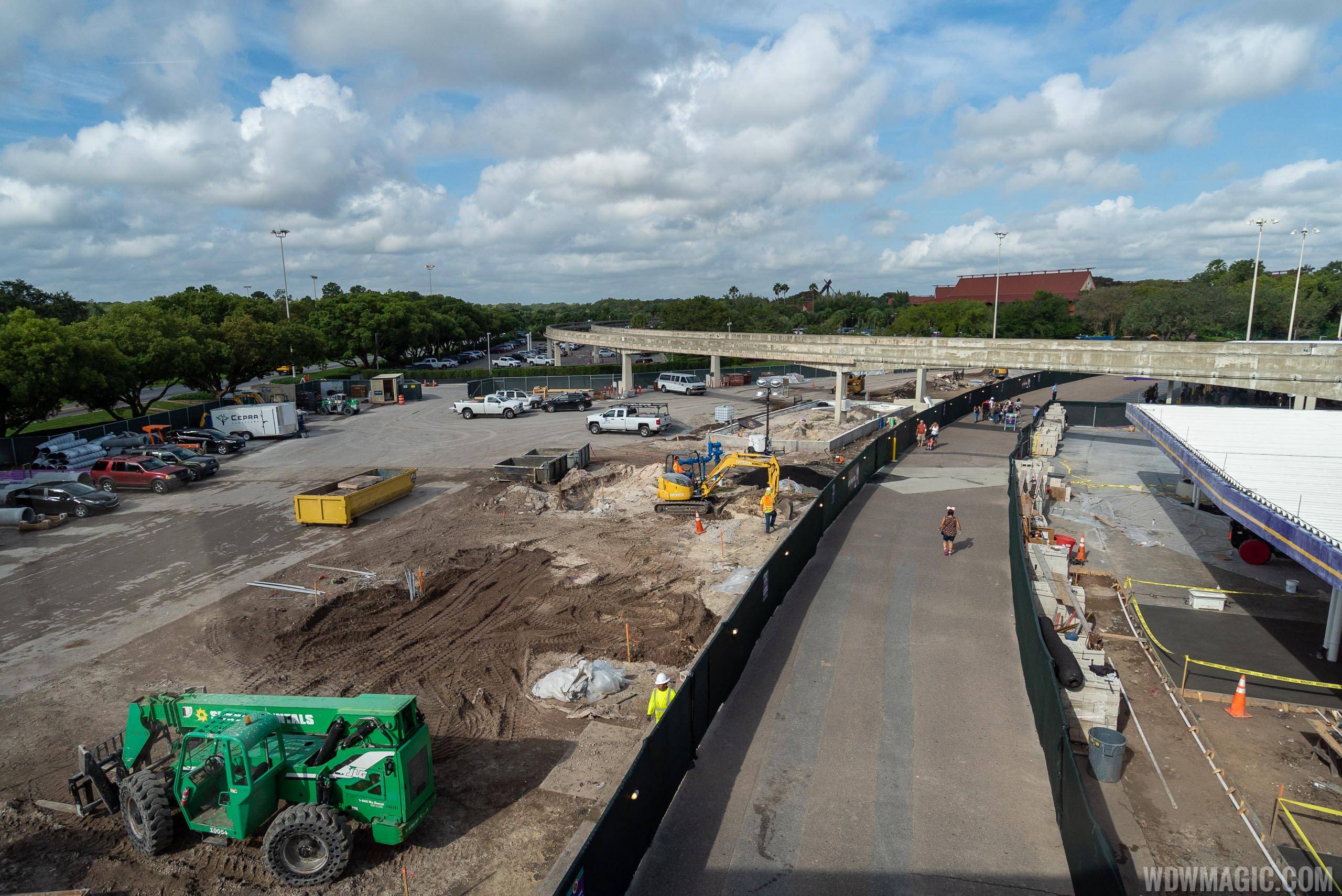 PHOTOS - Construction update from the Transportation and Ticket Center