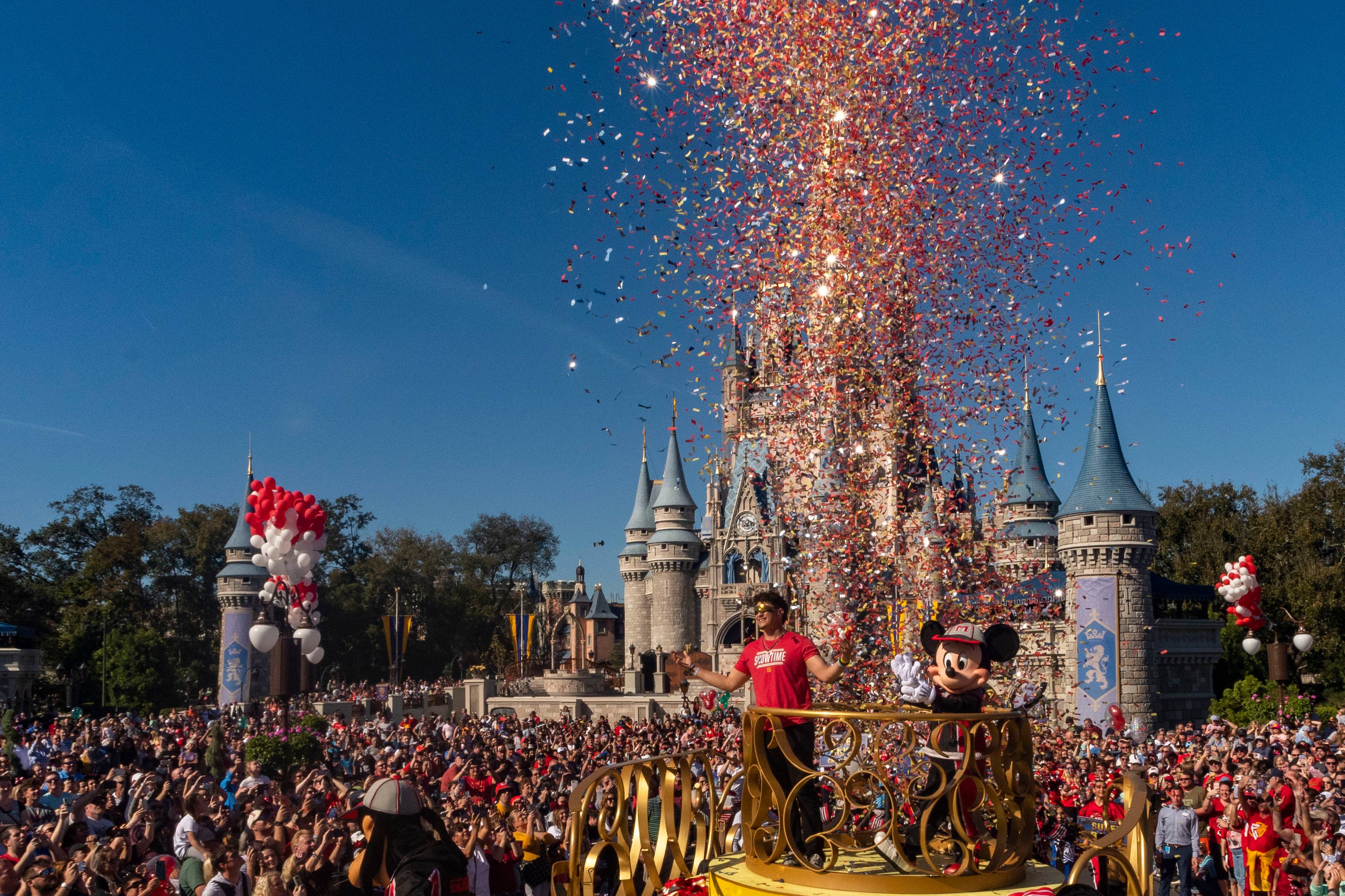 Super Bowl MVP Patrick Mahomes Victory Parade at Walt Disney World Resort