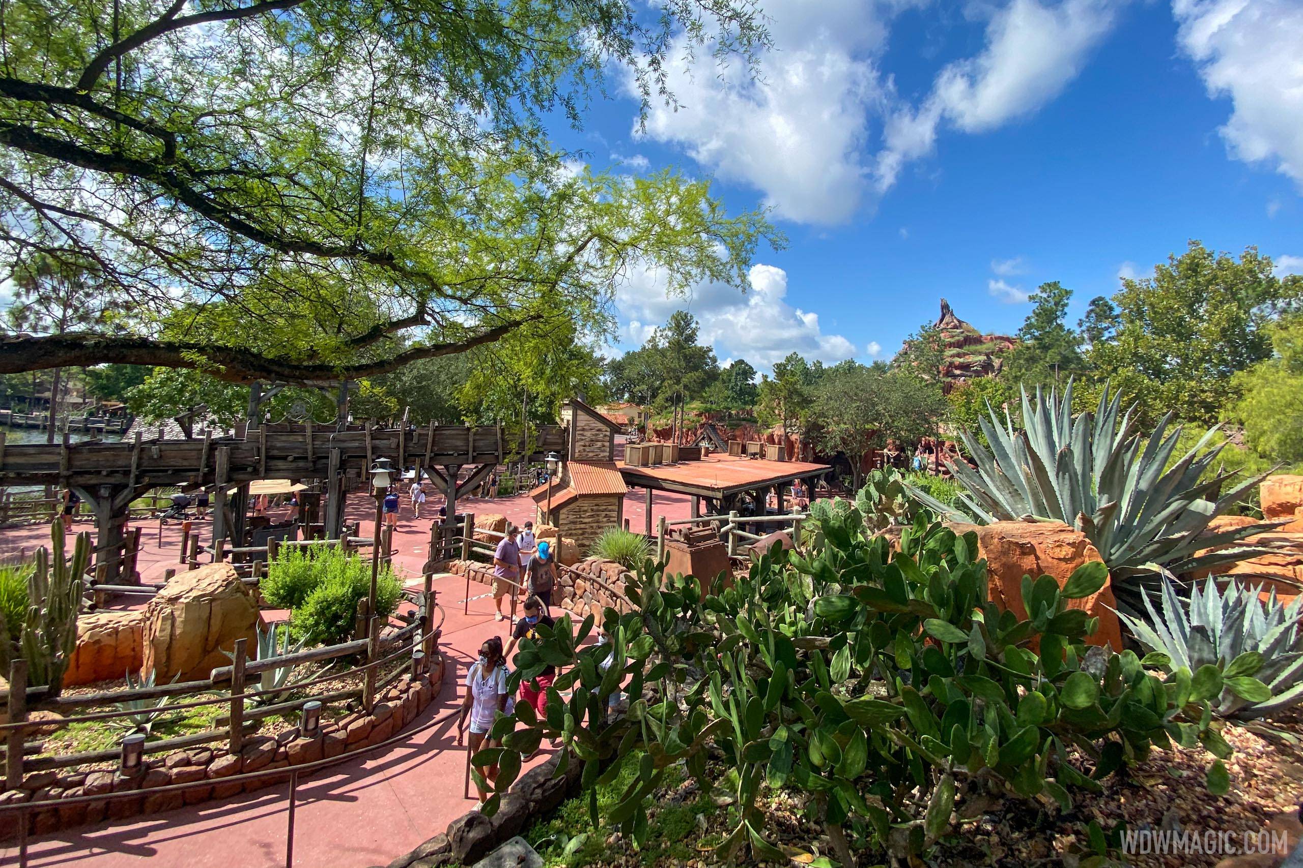 Frontierland viewed from Big Thunder Mountain