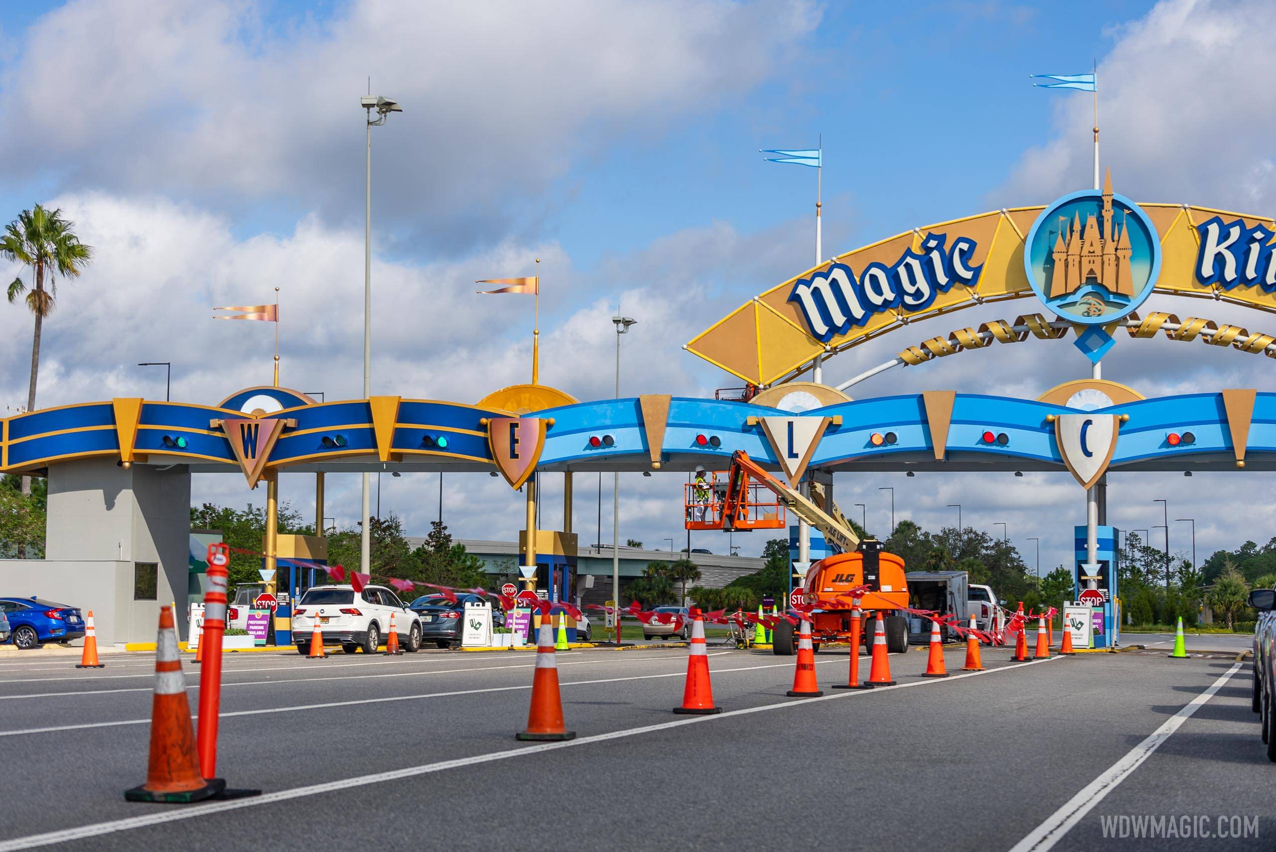 Magic Kingdom auto-plaza refurbishment - October 12 2020