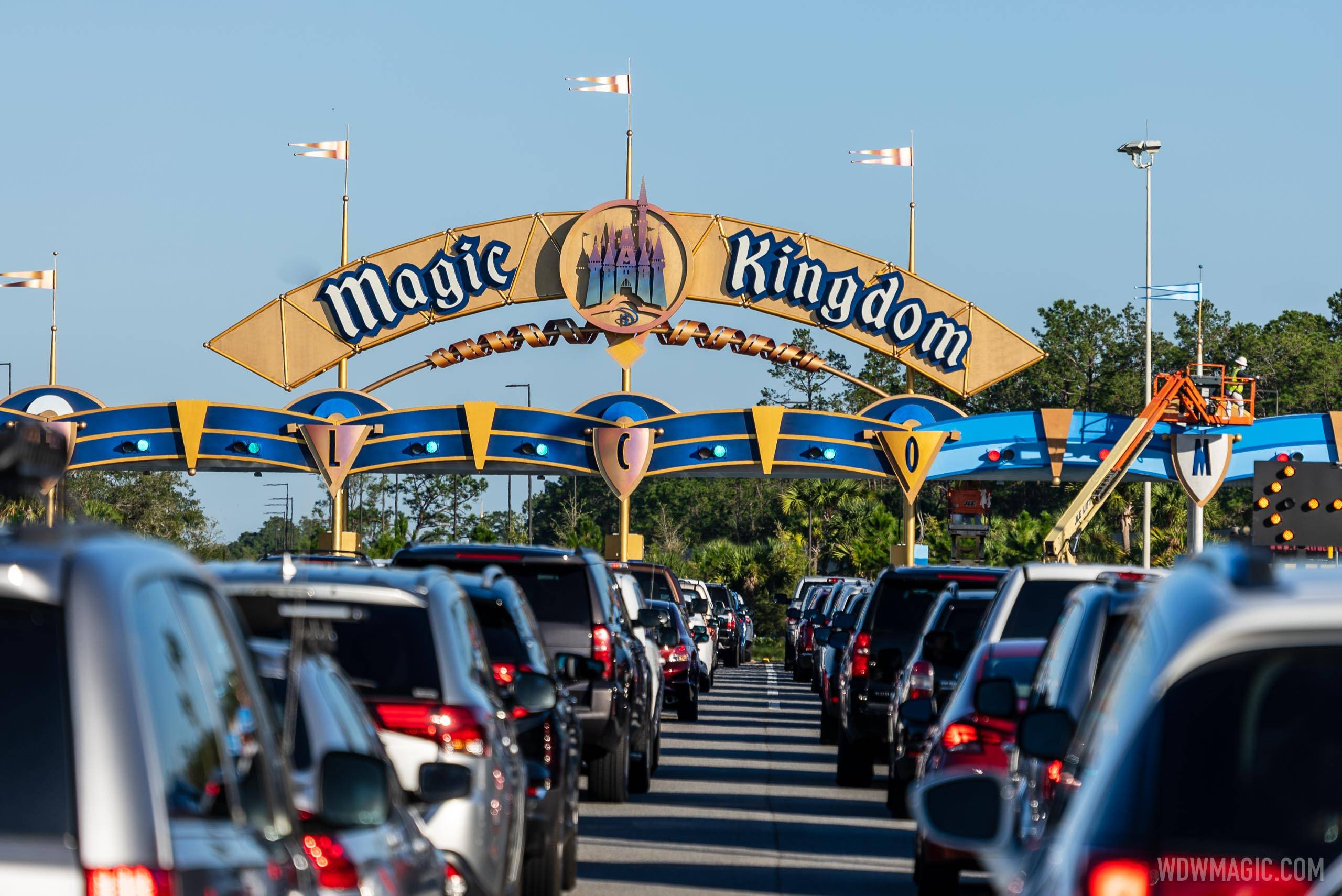 PHOTOS - Magic Kingdom auto-plaza refurbishment nears completion