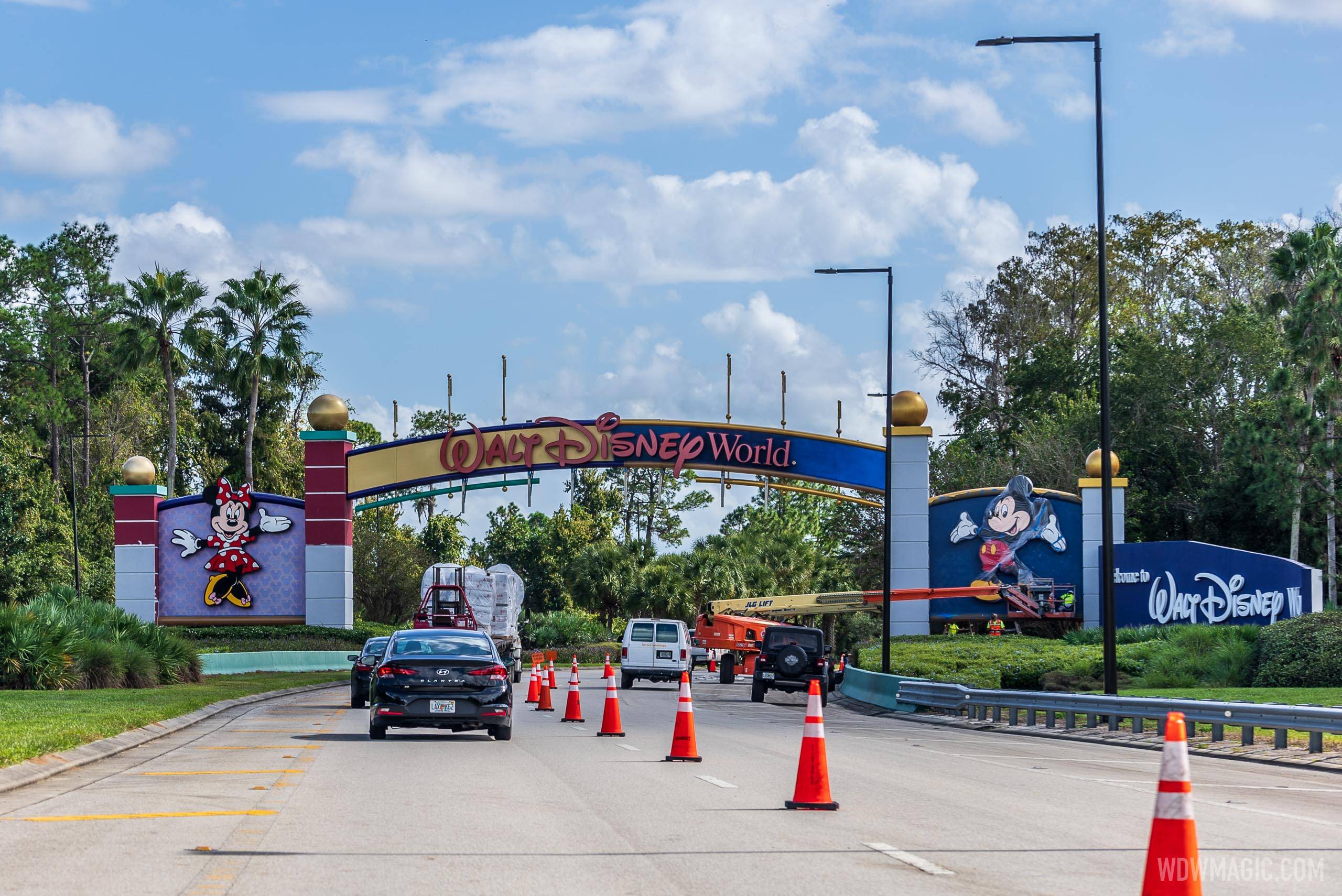 Walt Disney World Western Way Gateway refurbishment - November 5 2020