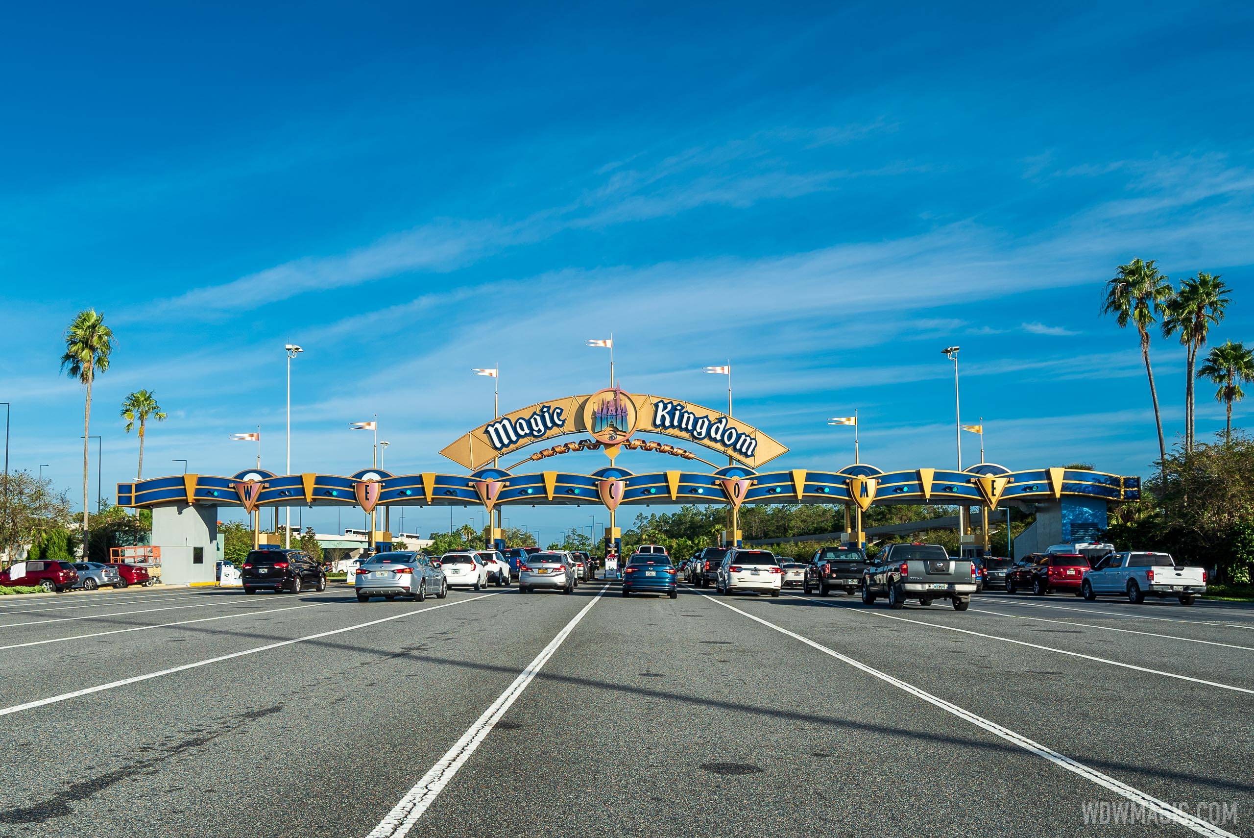 PHOTO - New-look Magic Kingdom auto-plaza very nearly complete