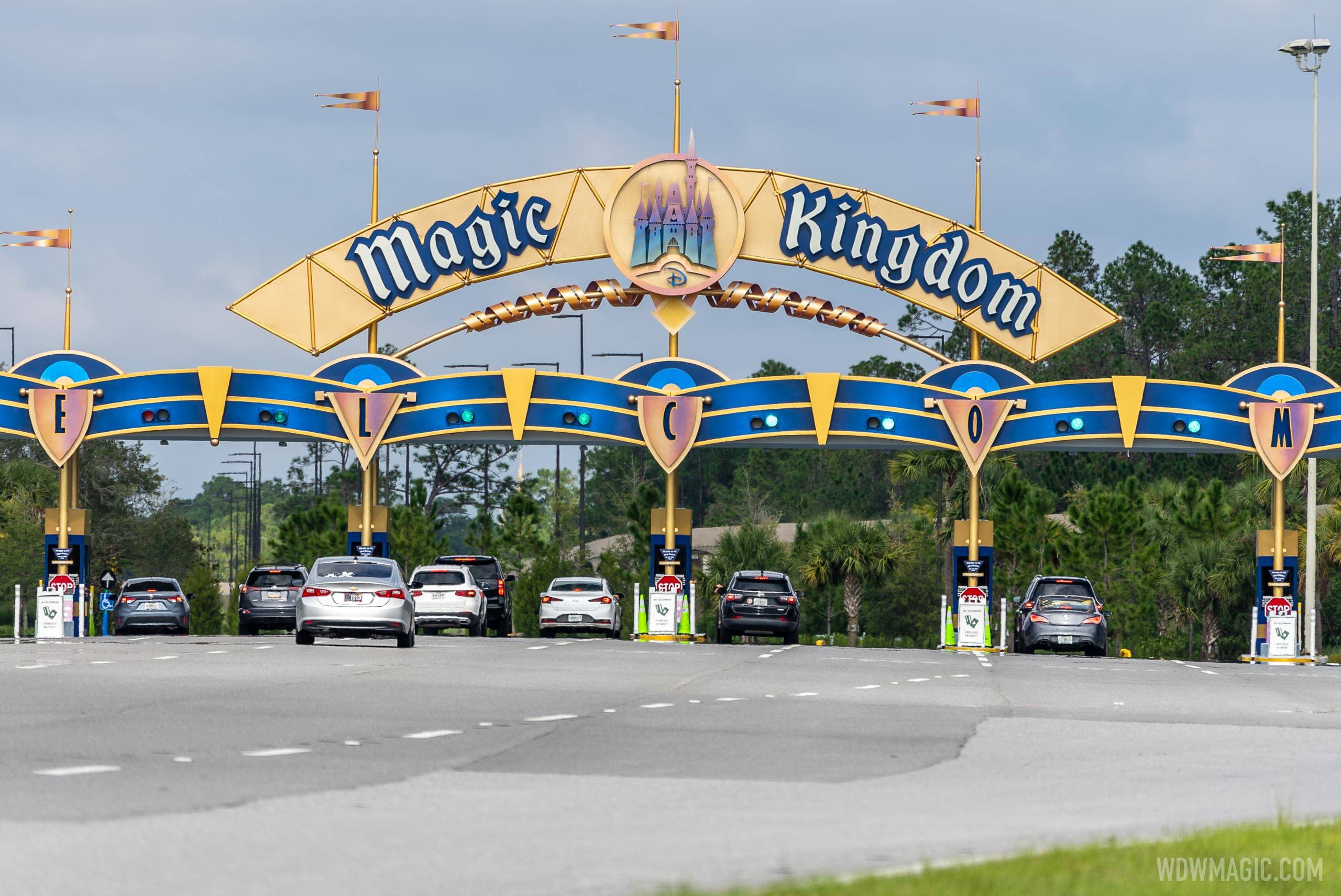 Completed new look Magic Kingdom auto-plaza