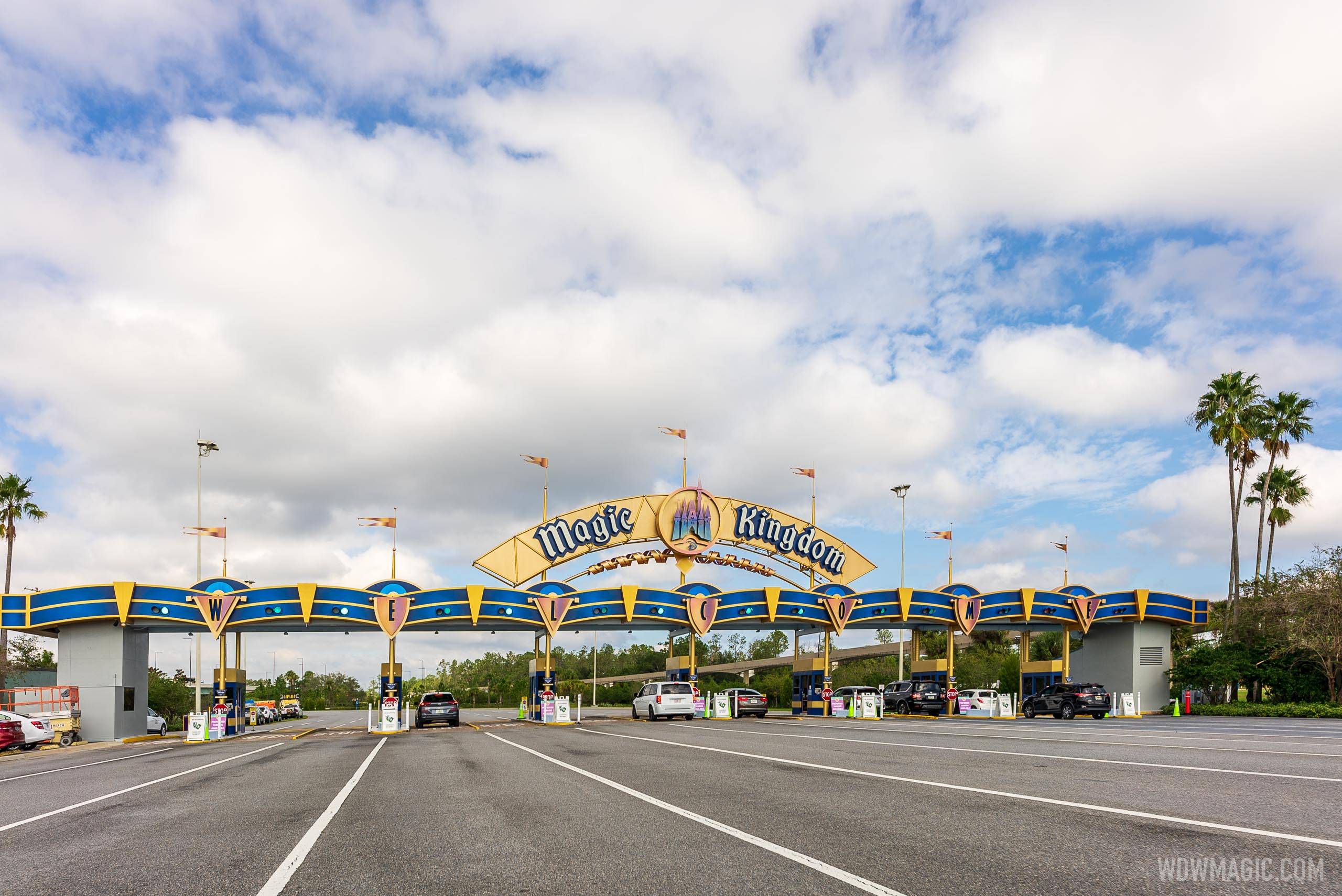 Completed new look Magic Kingdom auto-plaza