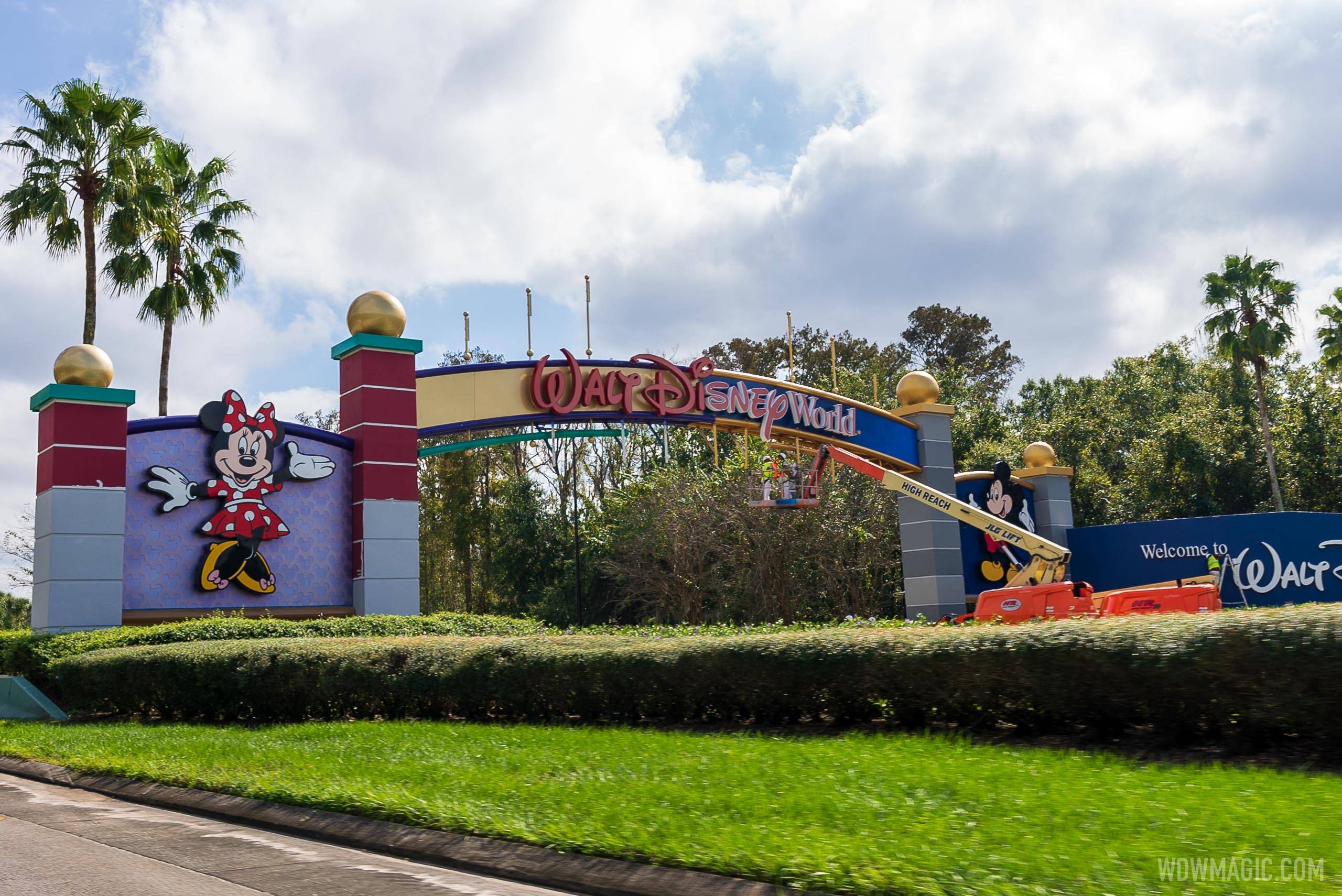 PHOTOS - Walt Disney World's Western Way gateway entrance refurbishment