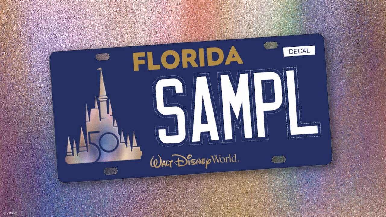 Walt Disney World's 50th anniversary license plate reaches its pre-sale requirement to begin production