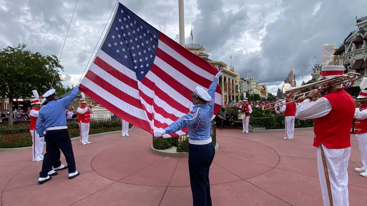 Magic Kingdom Flag Retreat Ceremony returns to Walt Disney World