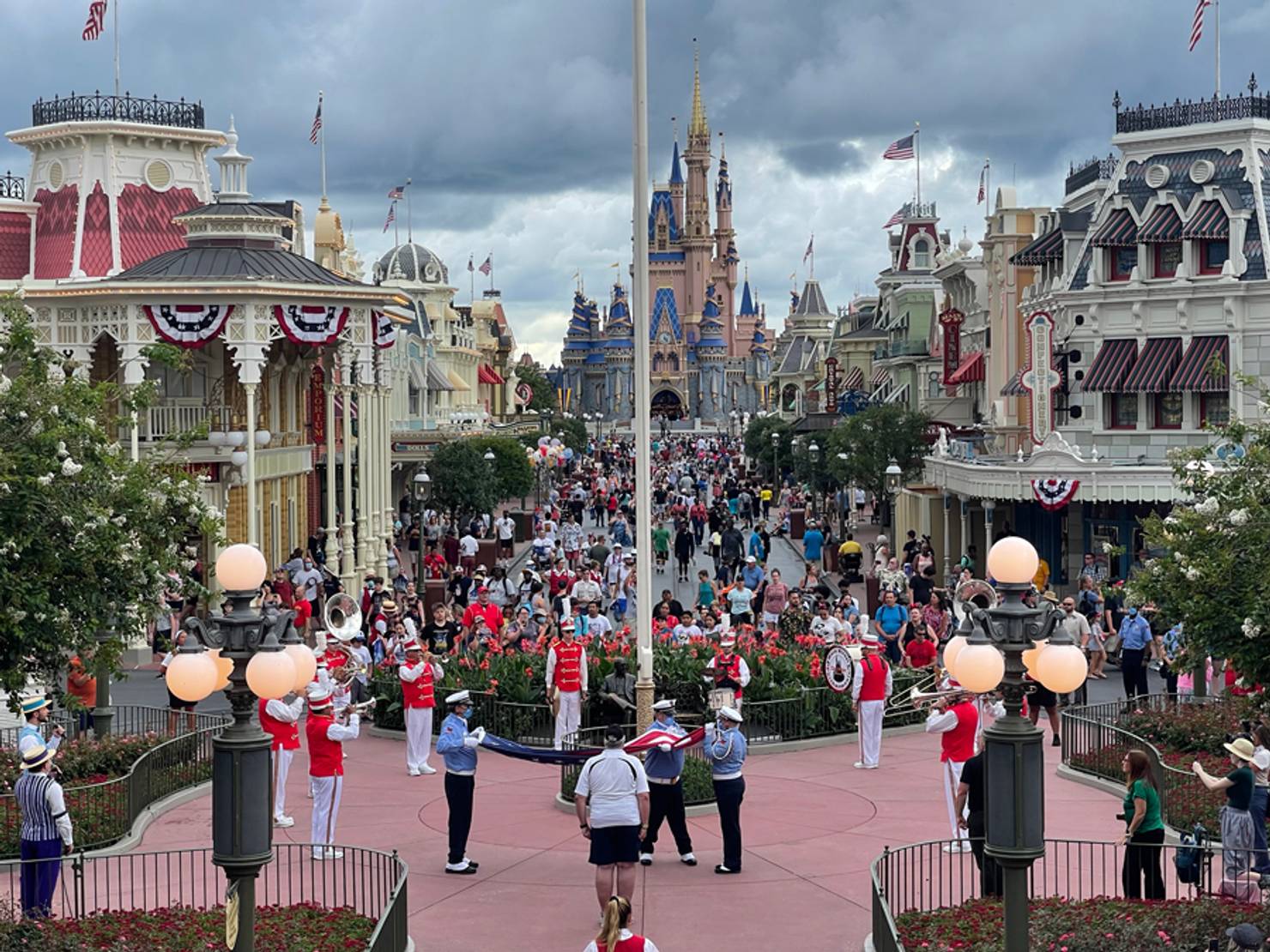 Magic Kingdom flag retreat