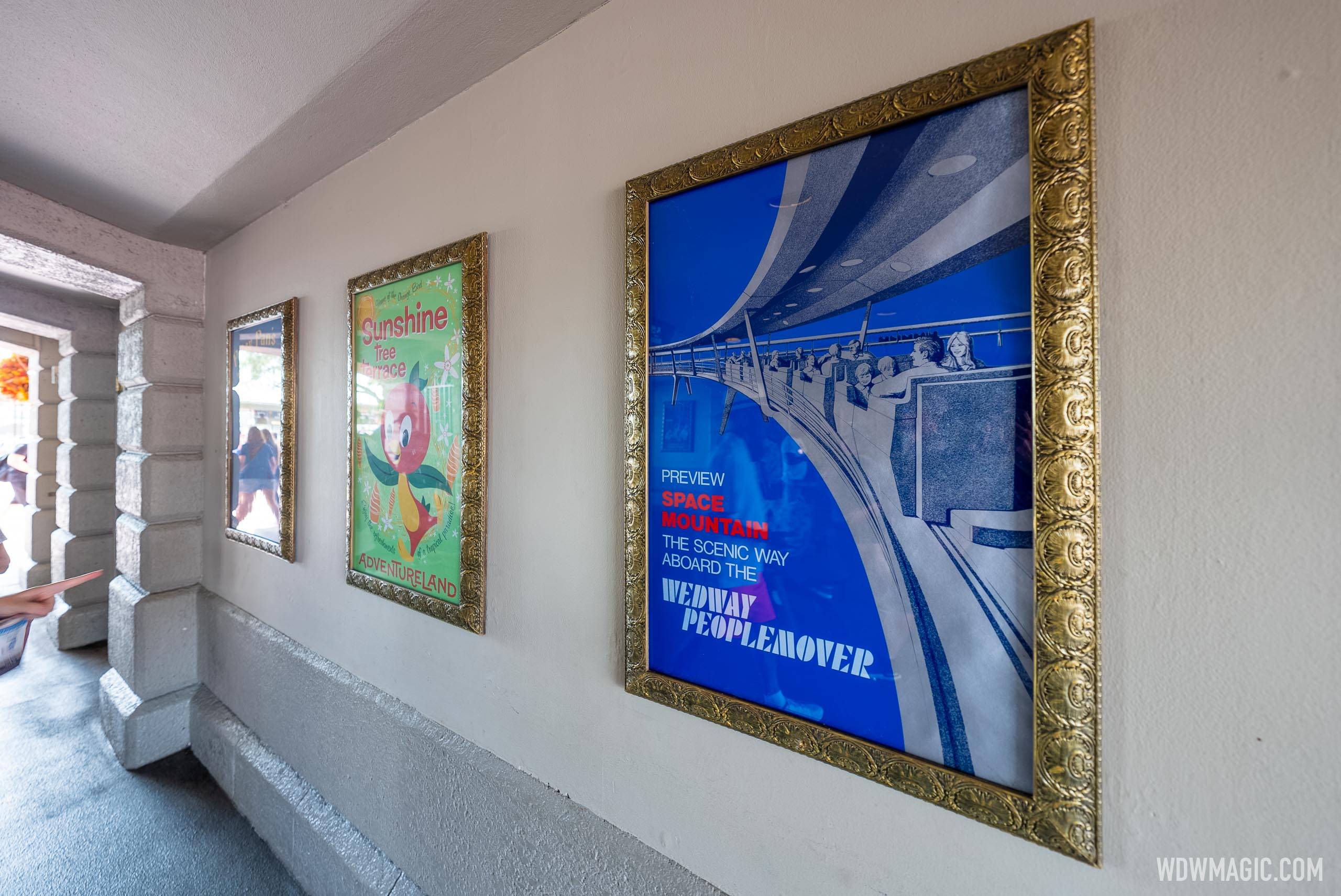 Magic Kingdom vintage attraction poster - Wedway Peoplemover