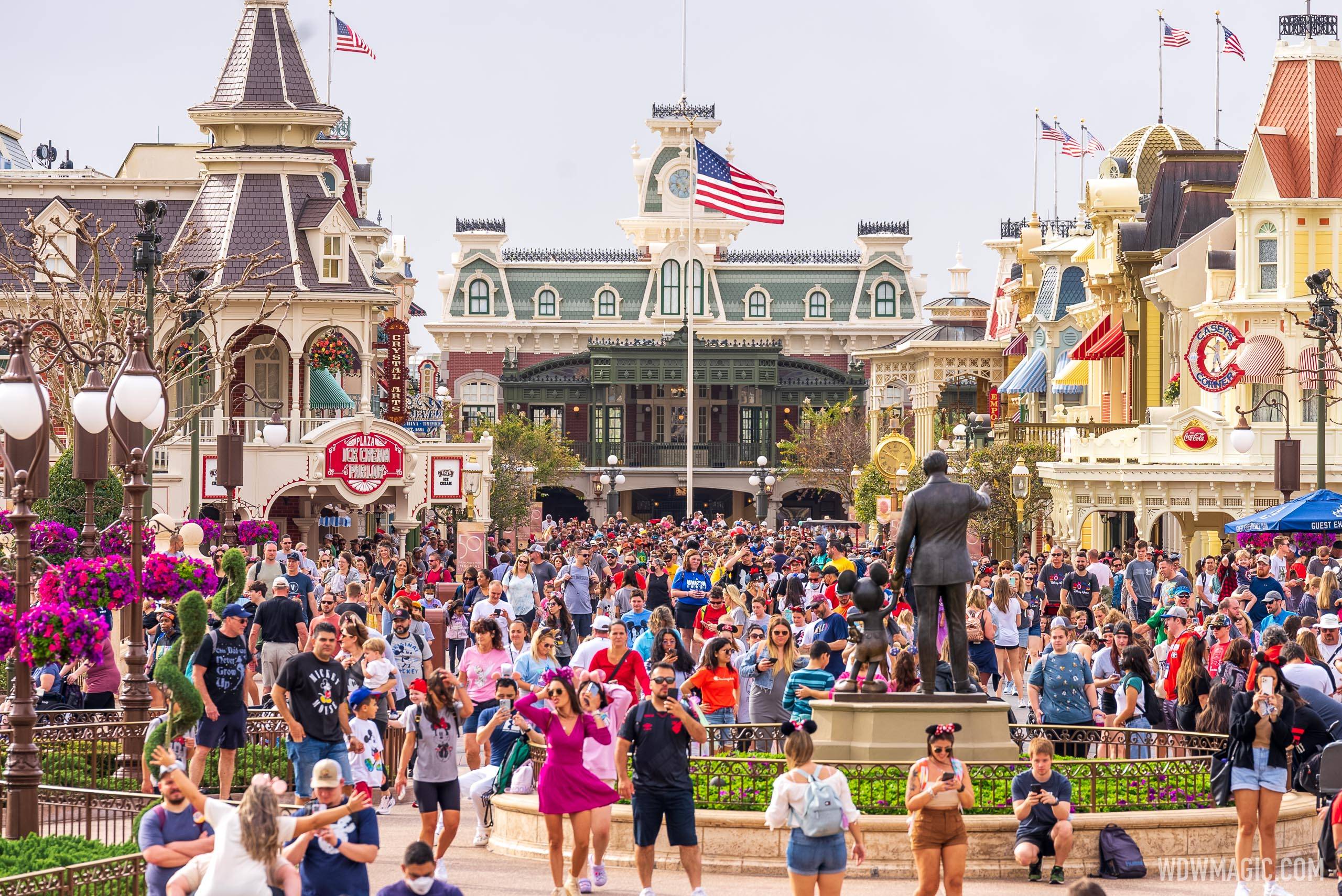Spring Break crowds are at Walt Disney World and wait times are long at all the parks