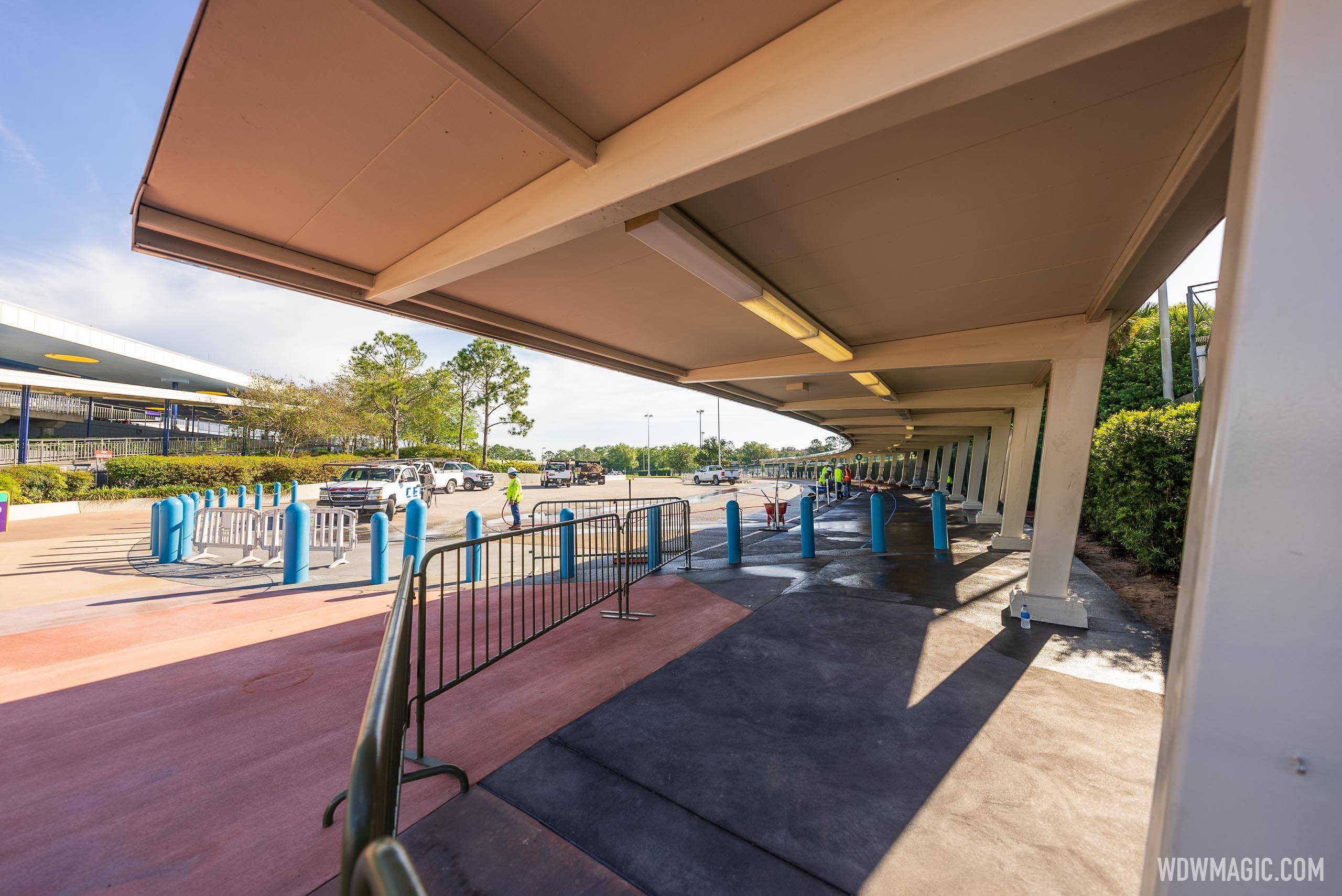 Walt Disney World Transportation and Ticket Center bus stops get a refurbishment