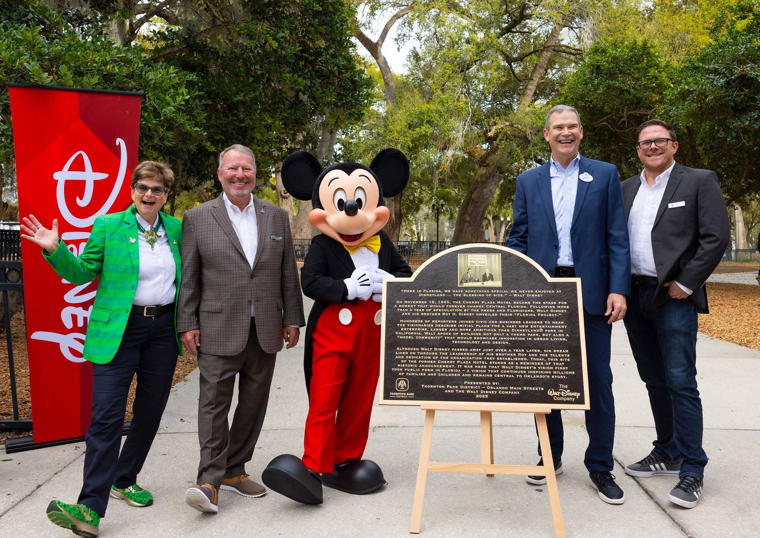New Plaque Marks Where Walt Disney Announced the Florida Project in 1965