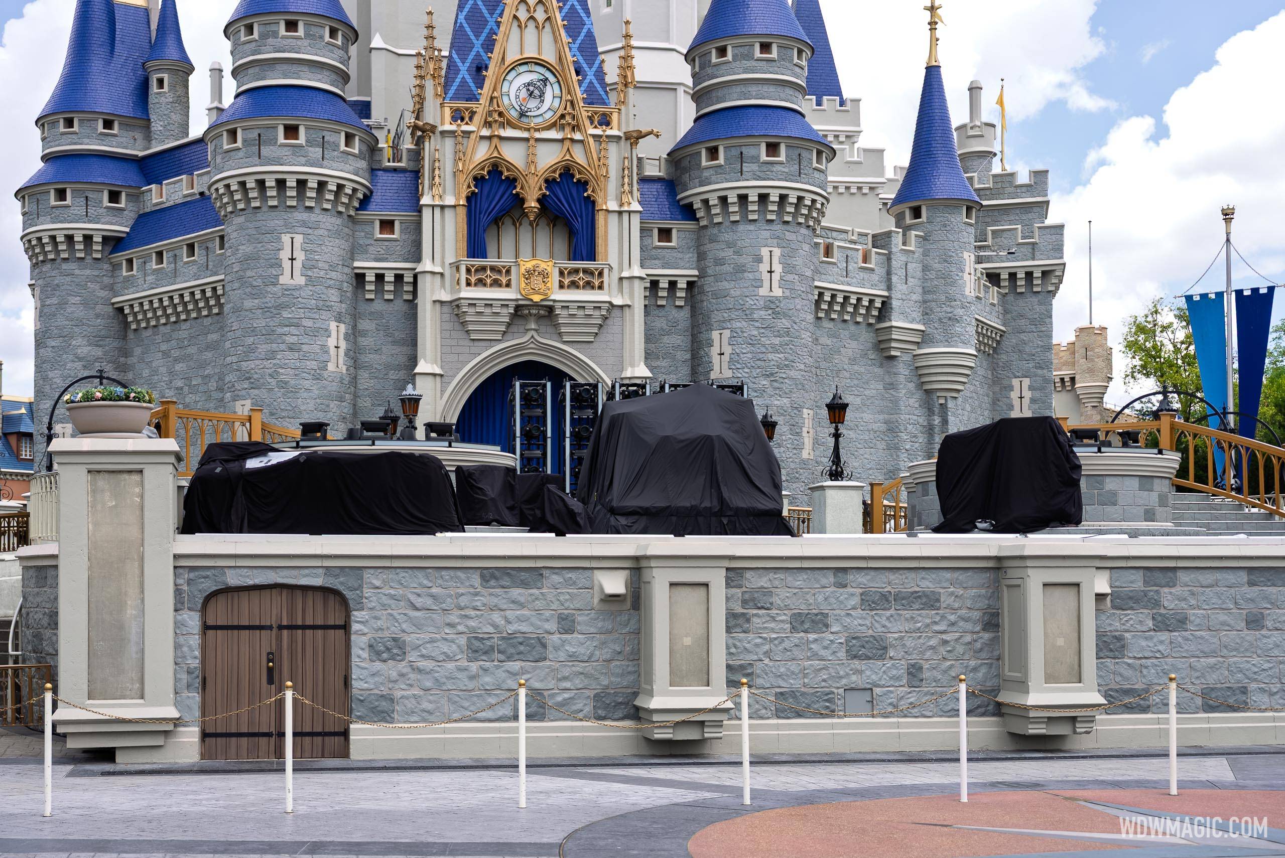 Cinderella Castle Concert Stage Setup — Dave Matthews Band, May 13, 2026