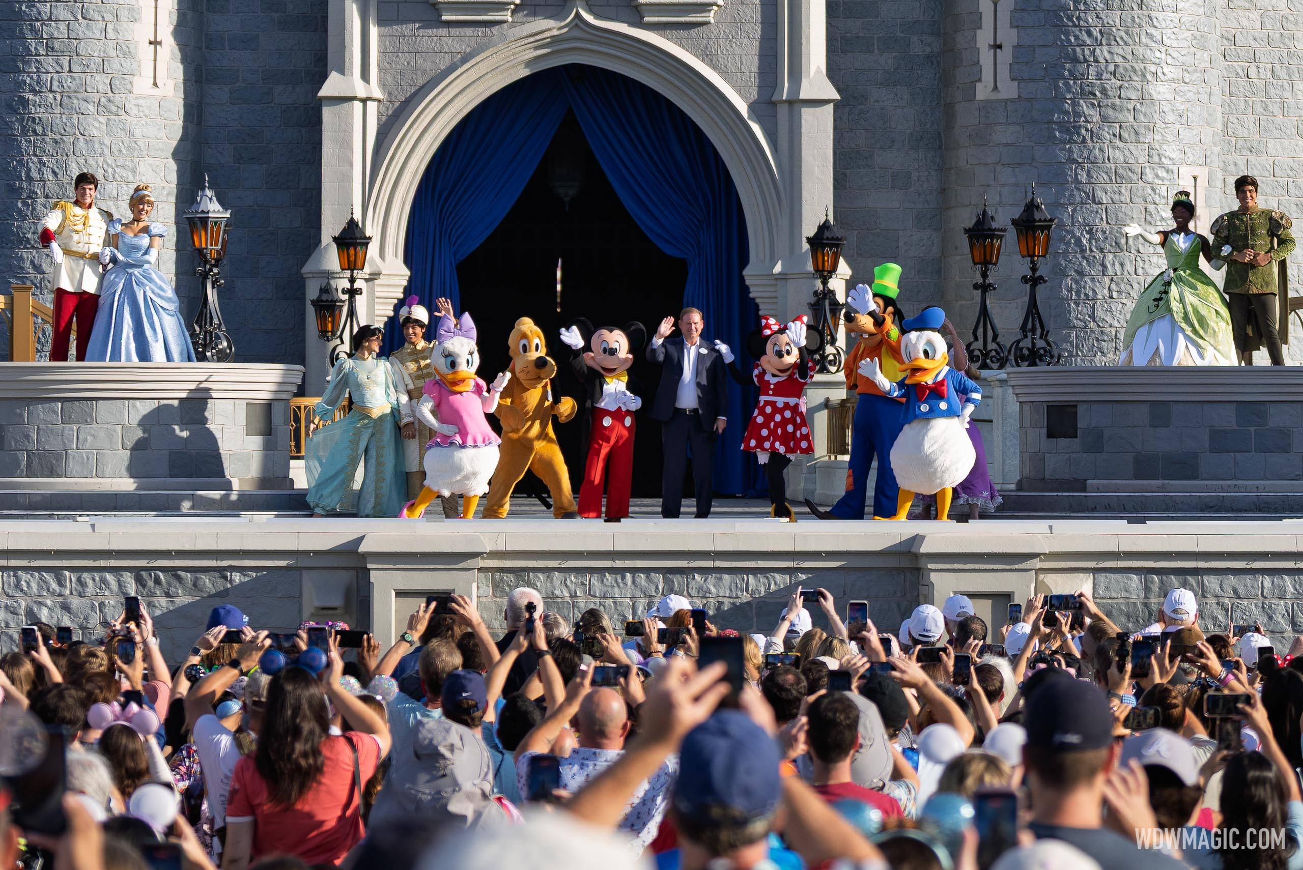 Walt Disney World 55th Anniversary Castle Stage Moment