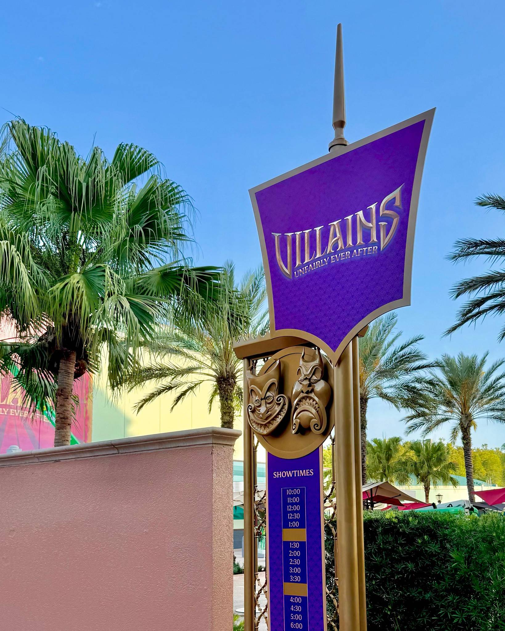 Disney Villains Unfairly Ever After Completed Signage