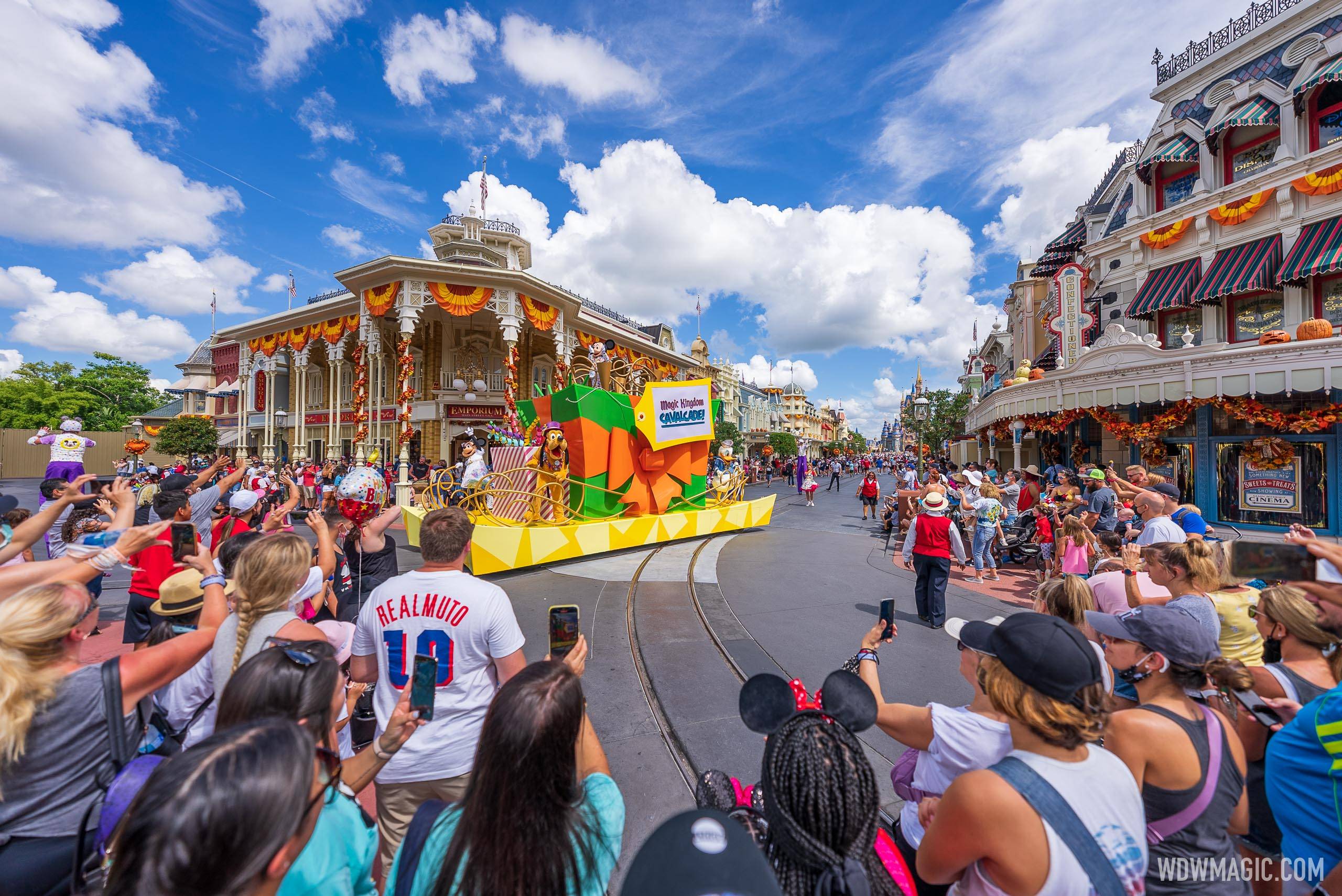 Mickey Pumpkins on Main Street U.S.A. - August 9 2021